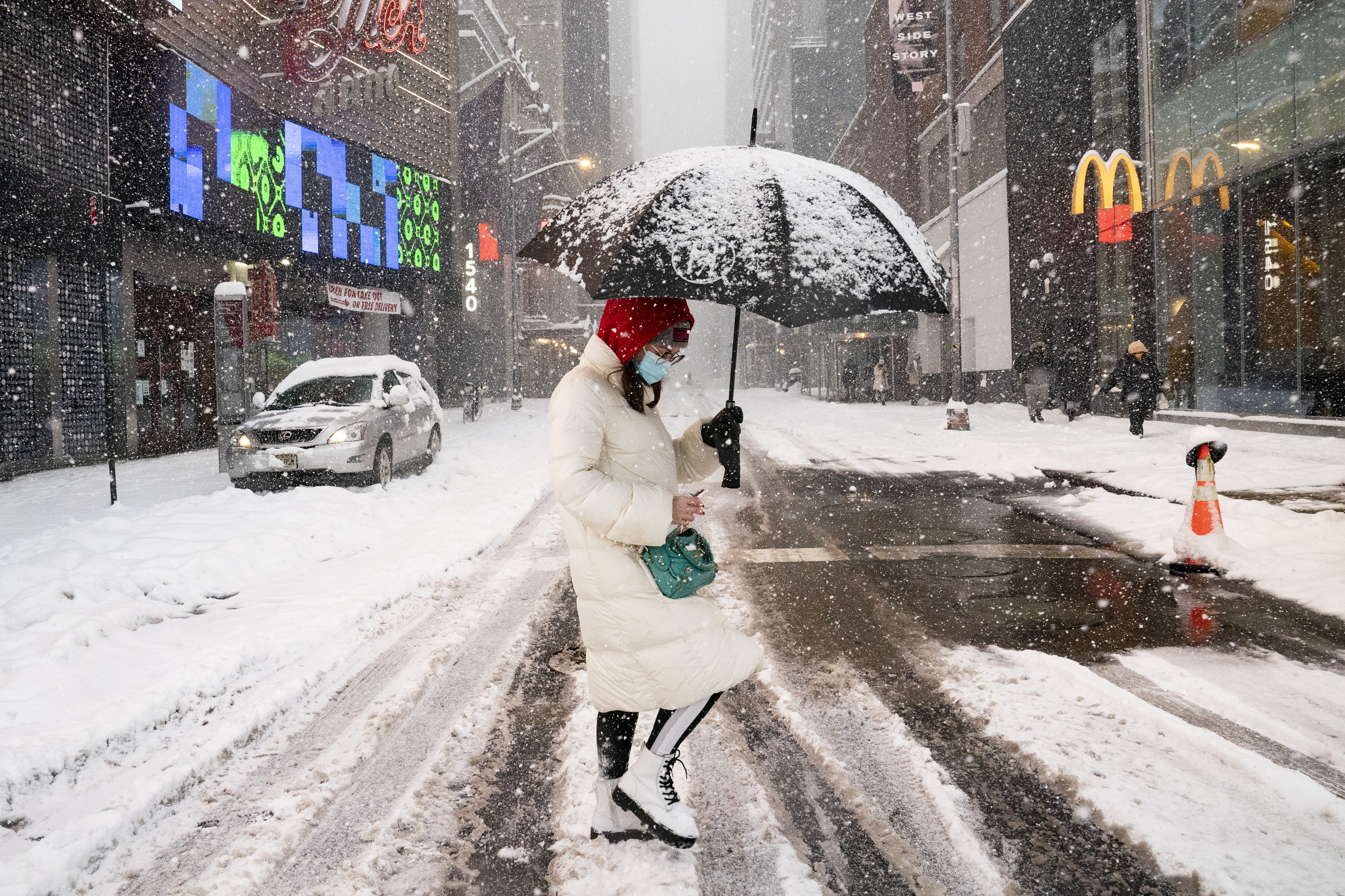 en que tiempo cae nieve en new york