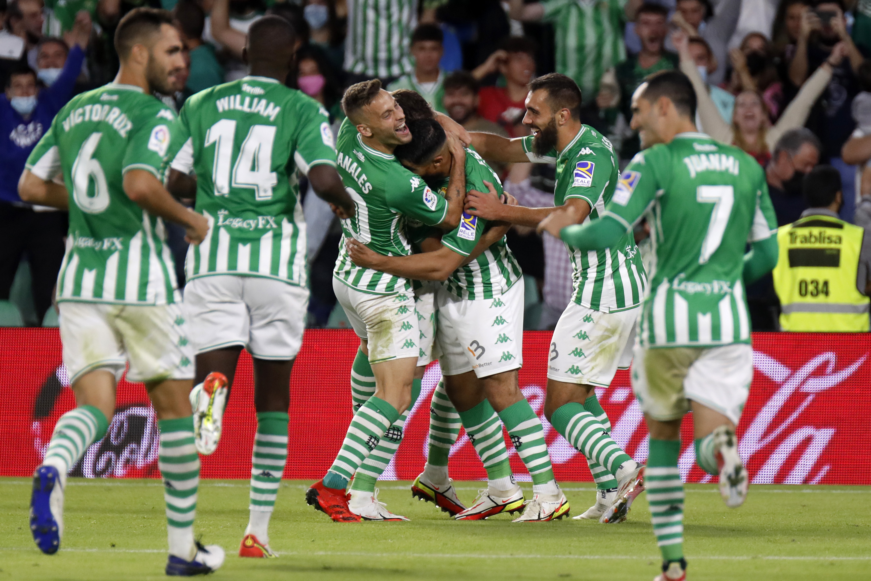 El Betis de Pellegrini escaló hasta el tercer puesto de la clasificación de la liga española.