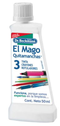 Dr. Beckmann El Mago Quitamanchas Tinta y Bolígrafo 50 ml