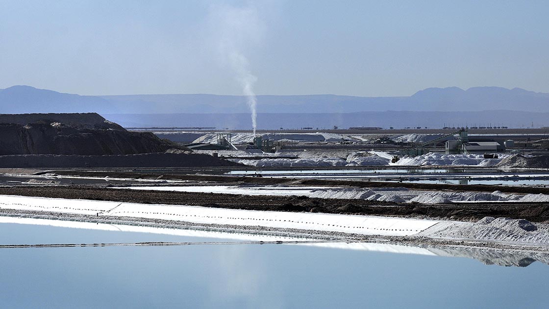 Plantas procesadoras del Litio en Salar de Atacama