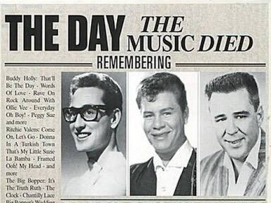 El día que murió la música. Fragmento de prensa recordando la muerte de Buddy Holly, Ritchie Valens y The Big Bopper