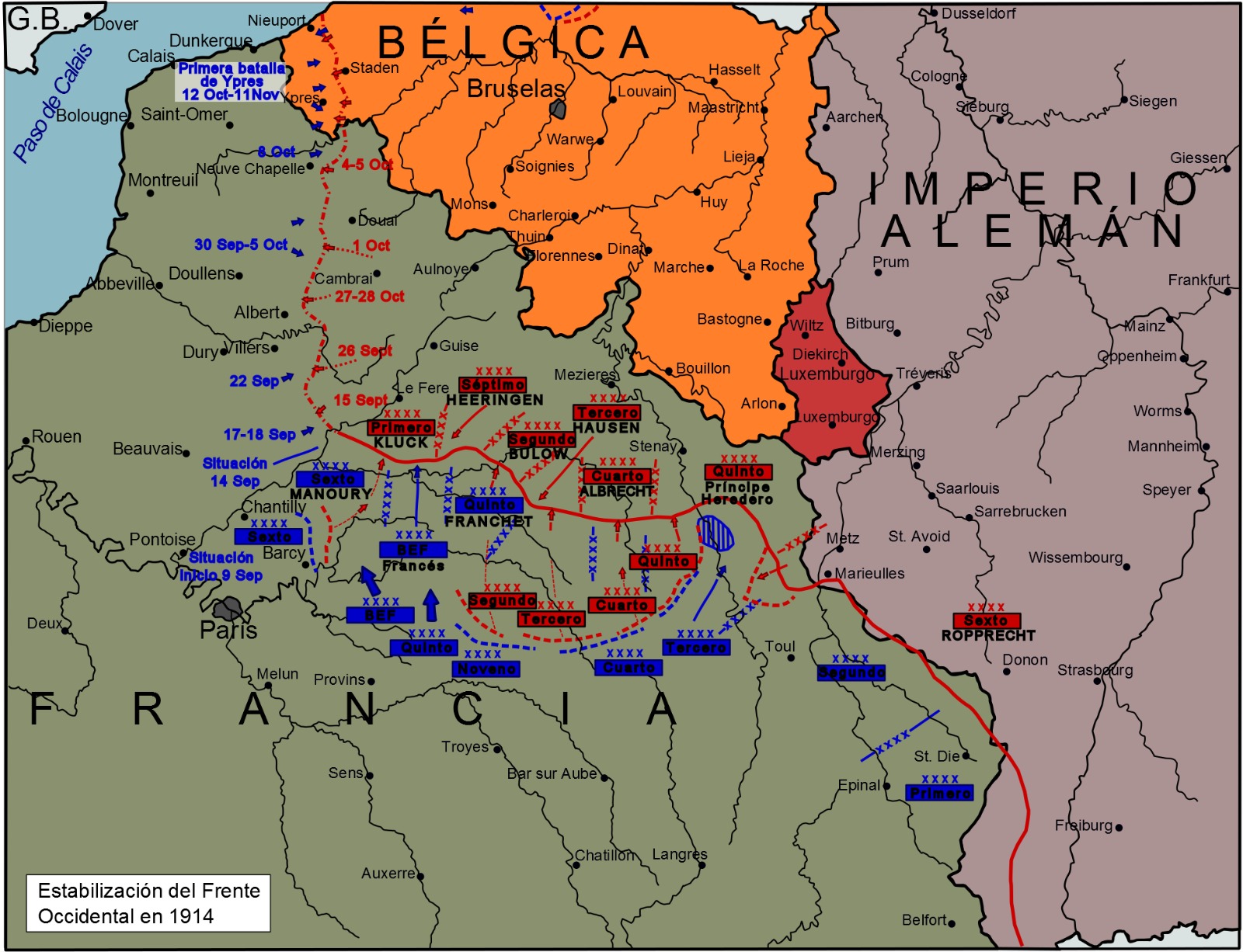 Como eran las trincheras en la Primera Guerra Mundial - La Tercera