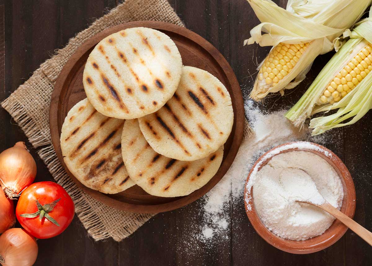 Arepa venezolana afectada por la crisis