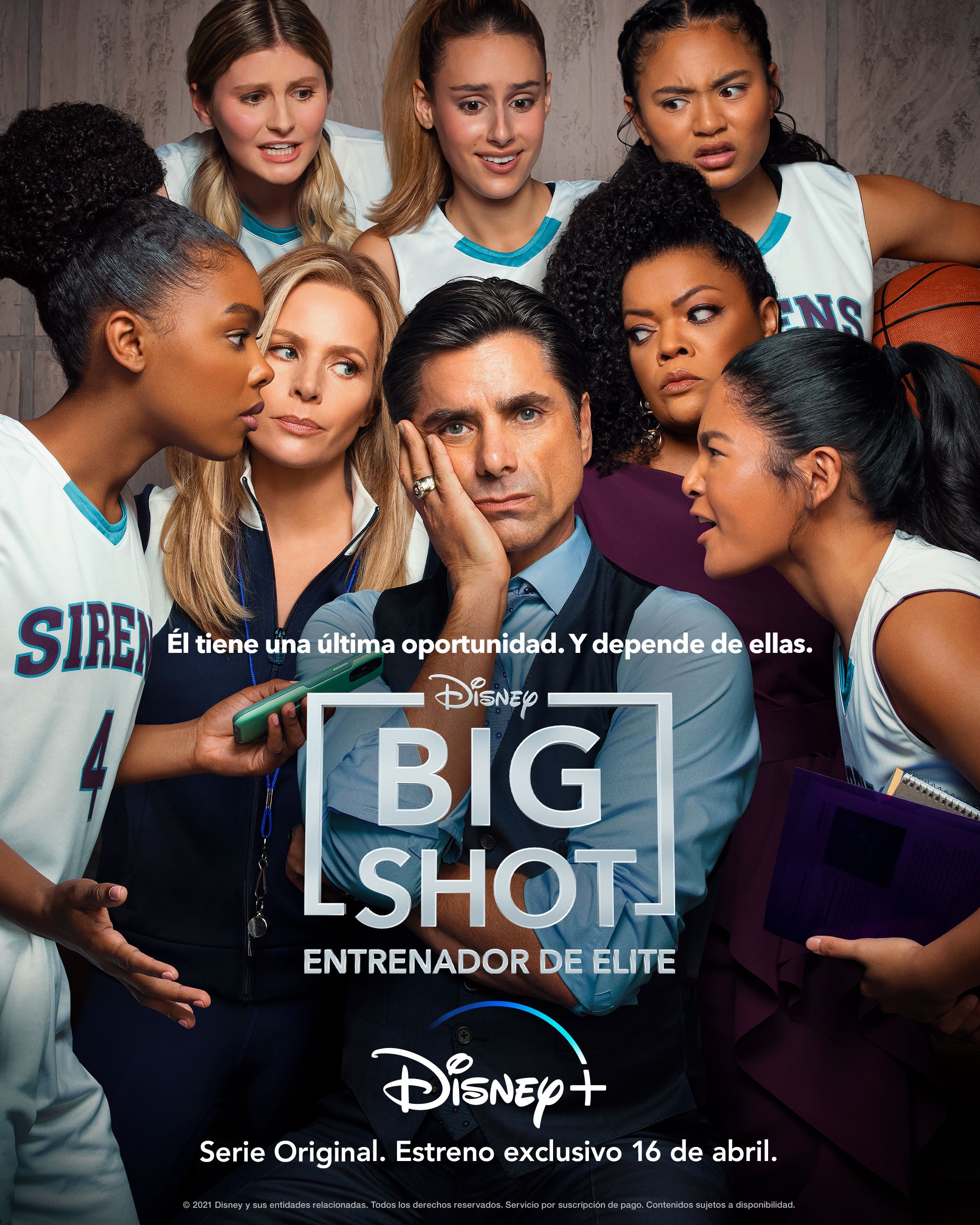 Disney+ presentó un nuevo tráiler para la serie deportiva Big Shot:  Entrenador de Elite - La Tercera