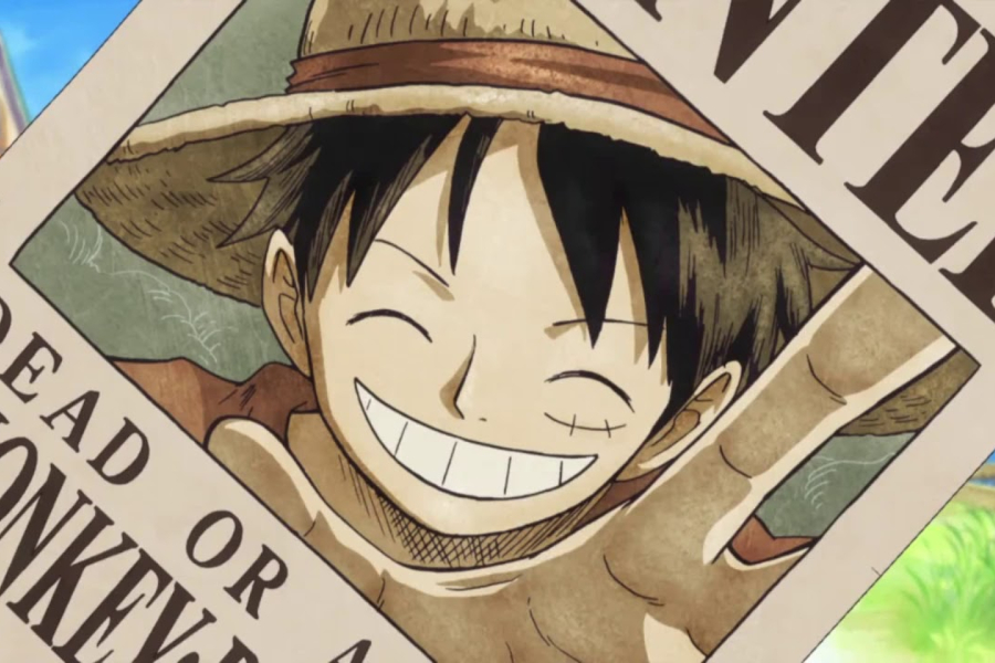 Marque-page commémoratif One Piece Anime Peripharrate, Luffy