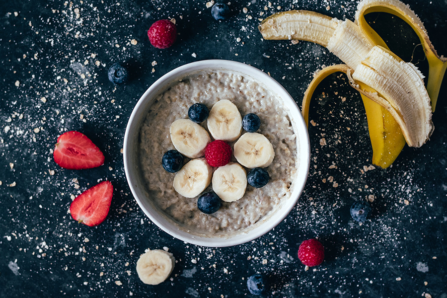 Porridge frutas