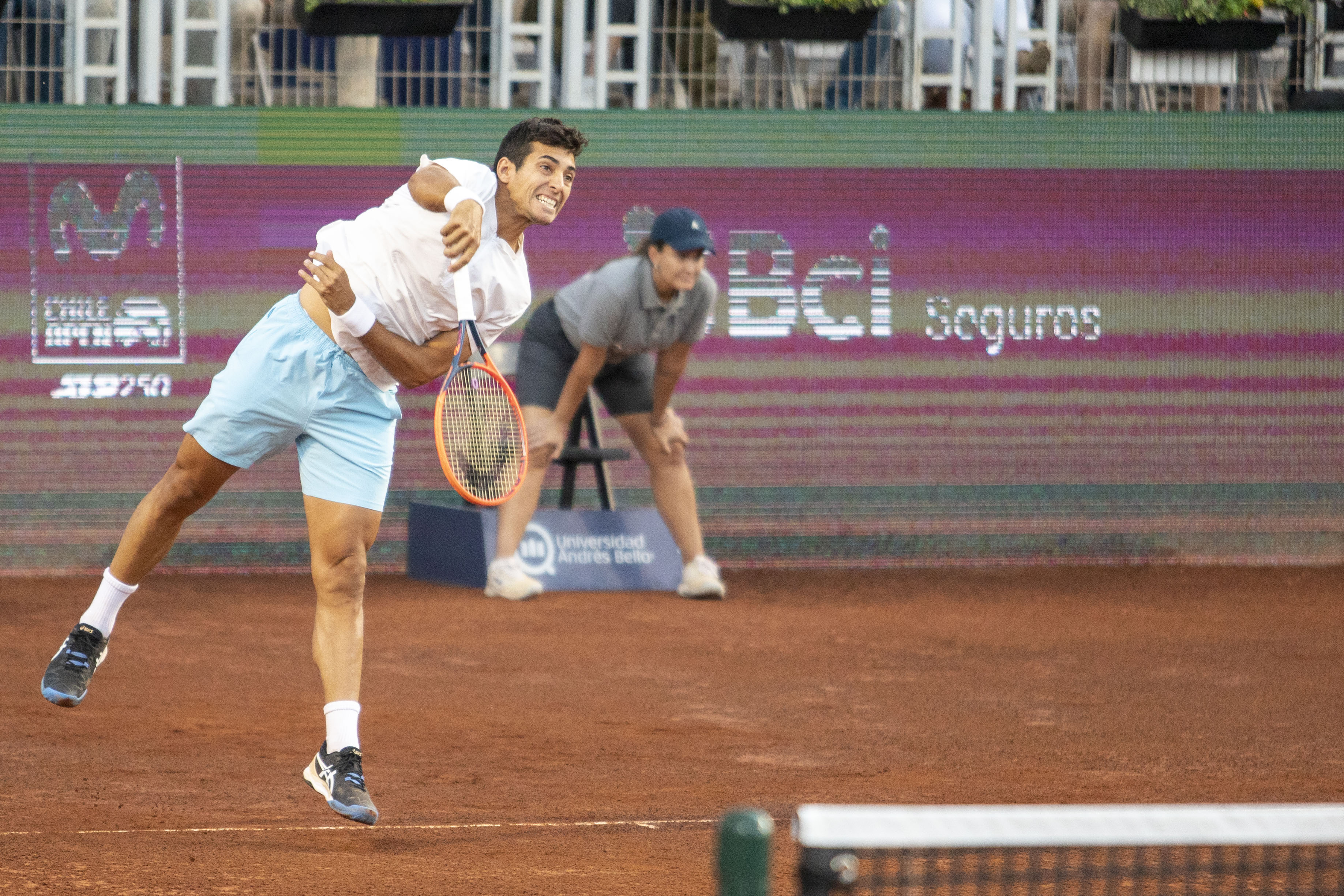 Christian Garin queda en el camino en el ATP 250 de Santiago.