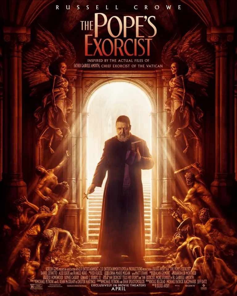 Vean el tráiler de “El Exorcista del Papa”, una película que presentará a  Russell Crowe batallando demonios en el nombre del Señor - La Tercera