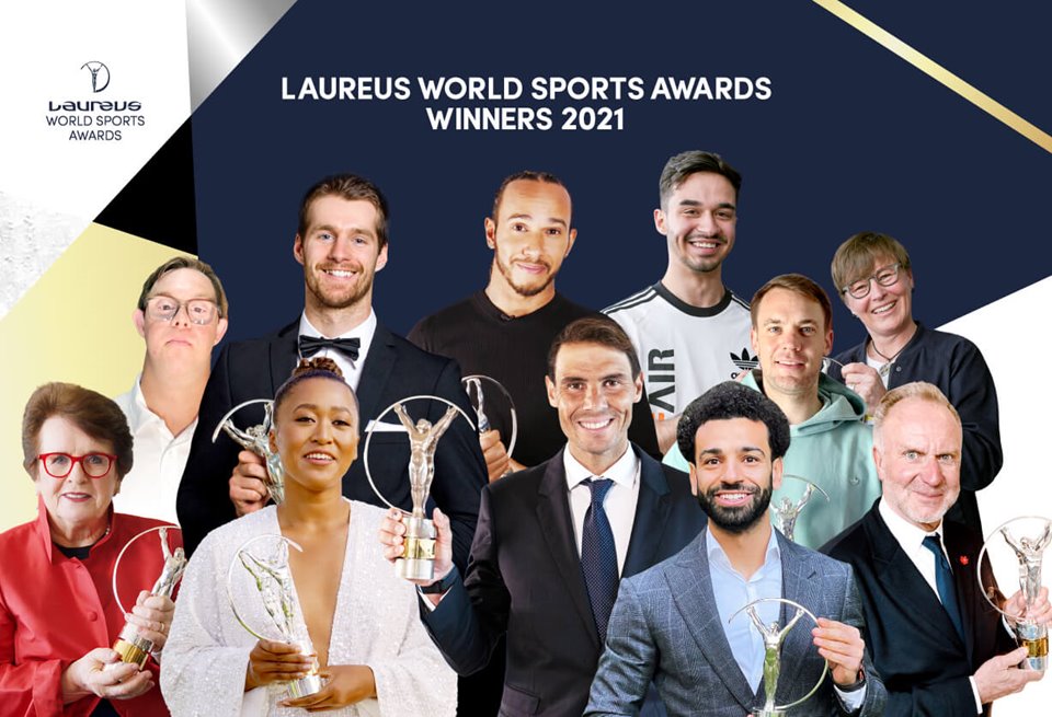 Naomi Osaka y Rafael Nadal destacaron como los mejores del año en los premios Laureus.