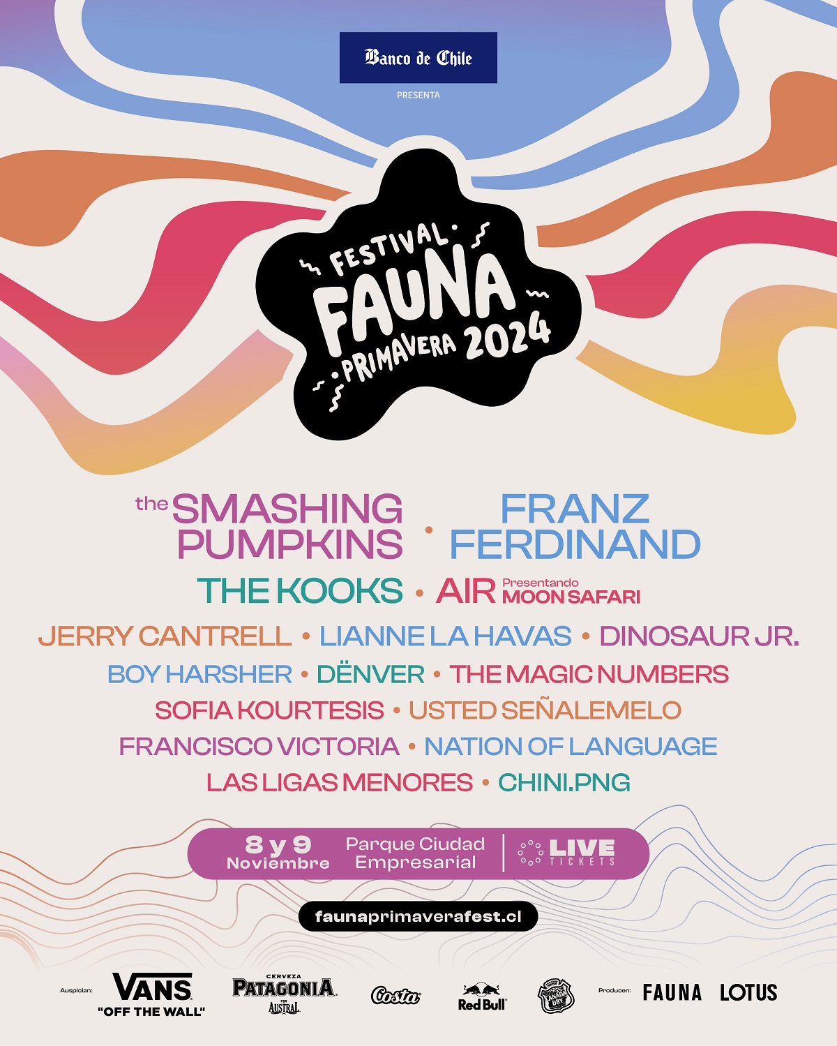 The Smashing Pumpkins y Franz Ferdinand lideran el cartel de Fauna