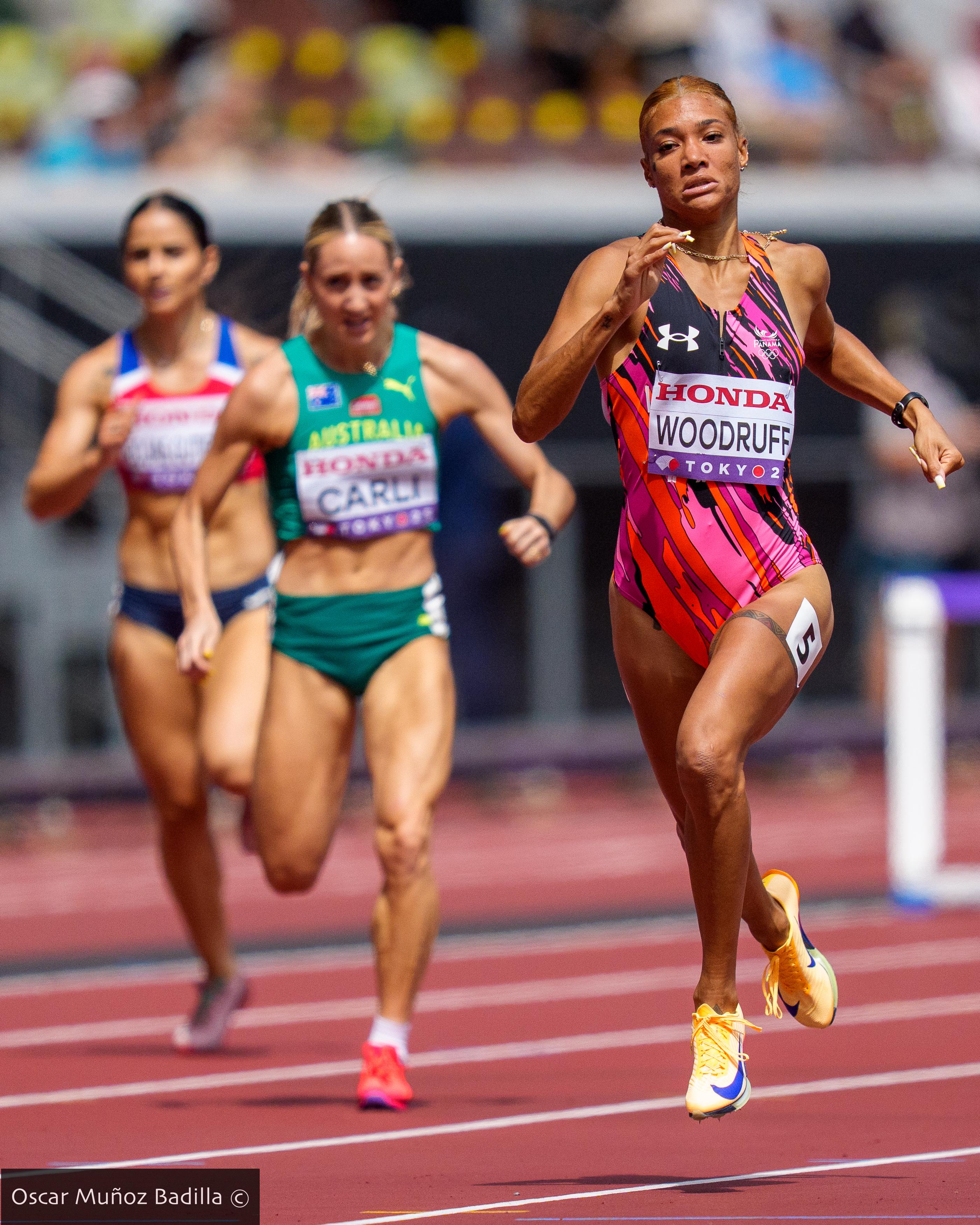 Gianna Woodruff hace historia en Tokio: récord sudamericano y pase