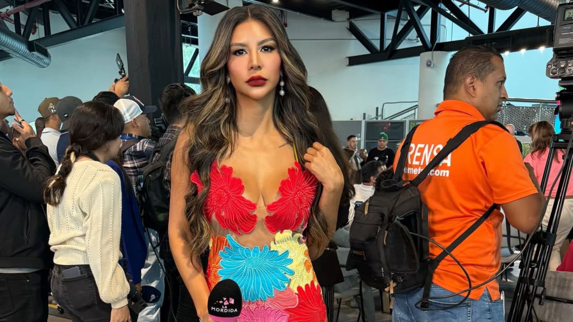 El vestido de Mónica 'Lola' Díaz, de diseño panameño y valorado en