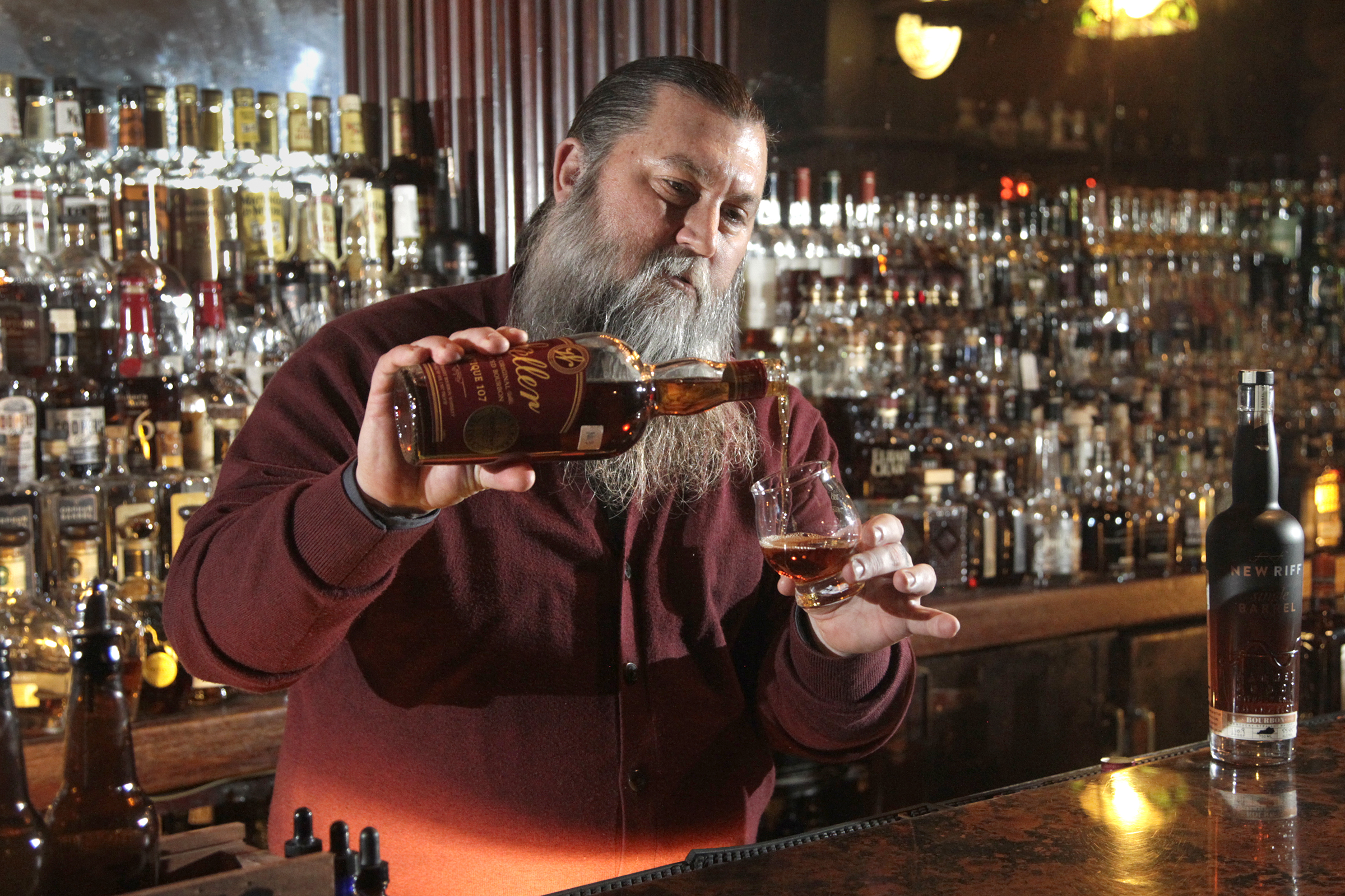 Joe Head co-owns the Century Bar with Diane Spitzig. The business plans to move from its current location to 18 to 20 S. Jefferson St., the former Dayton Power and Light Building. LISA POWELL / STAFF