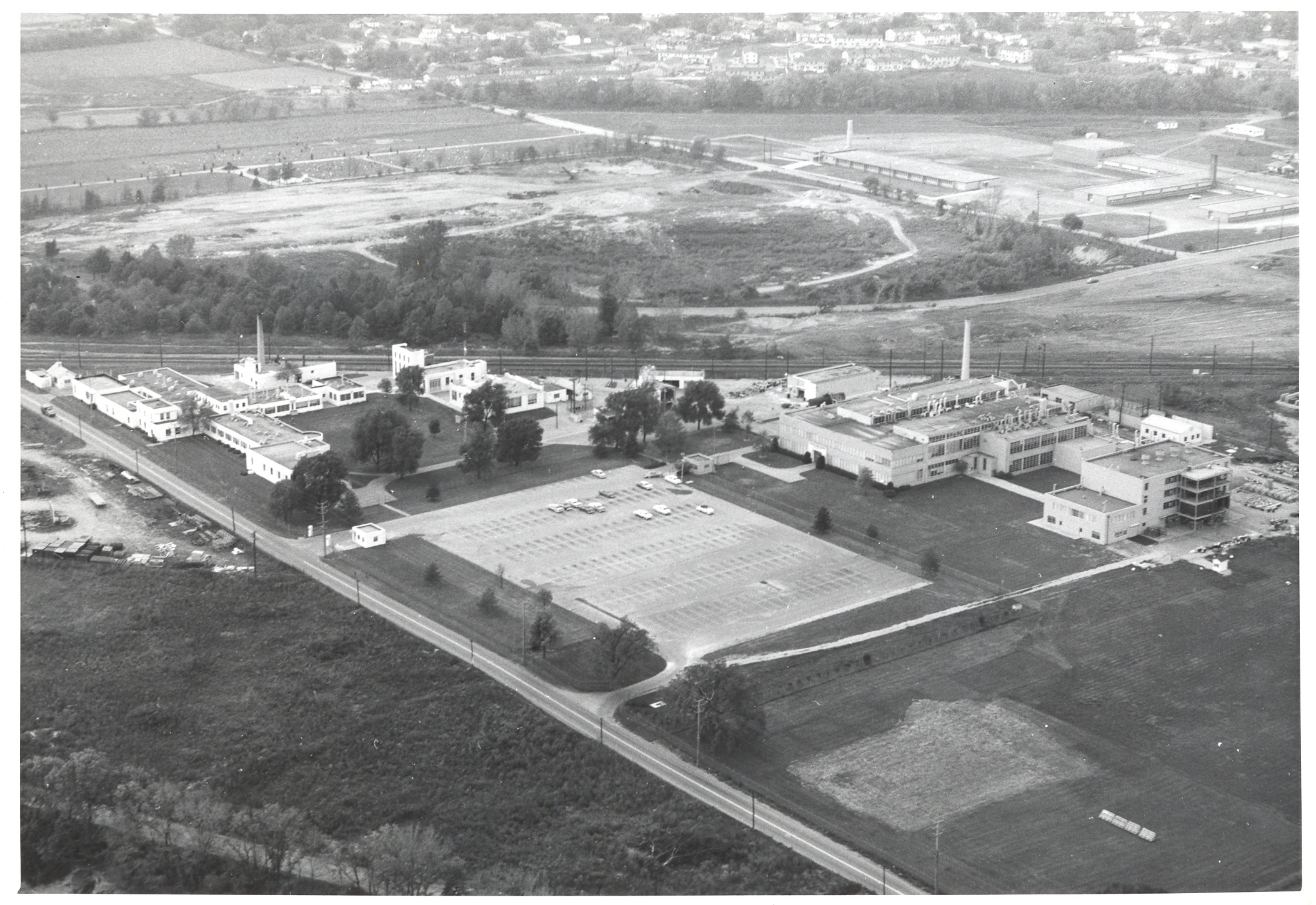 Aerial view of Mound Laboratories in 1961. FILE