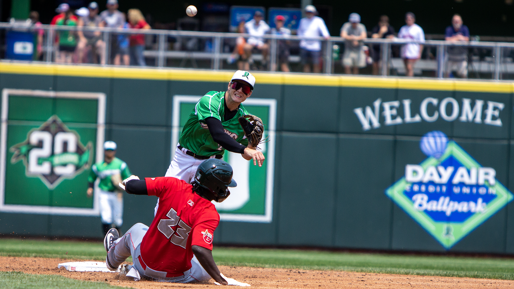 At the debut of a brand new Texas ballpark, the cracks of bats