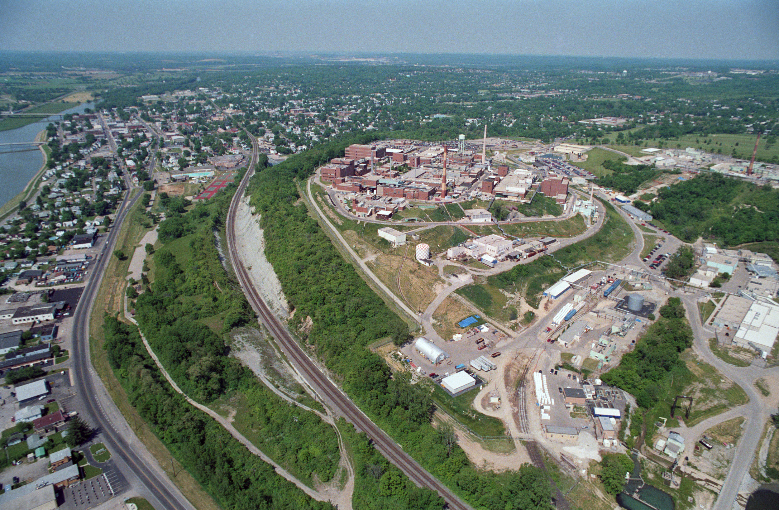 1993 Aerial views of Mound Laboratories in Miamisburg, a few years before the facility was closed. TY GREENLEES / STAFF