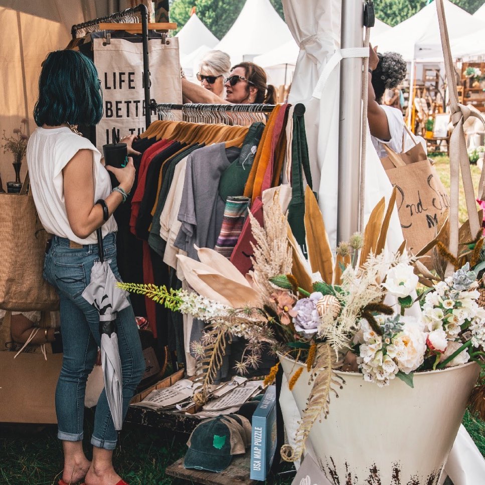 Shoppers at Lebanon's Charm at the Farm event, which is set to take place from Friday, Aug. 20 through Sunday, Aug. 22.