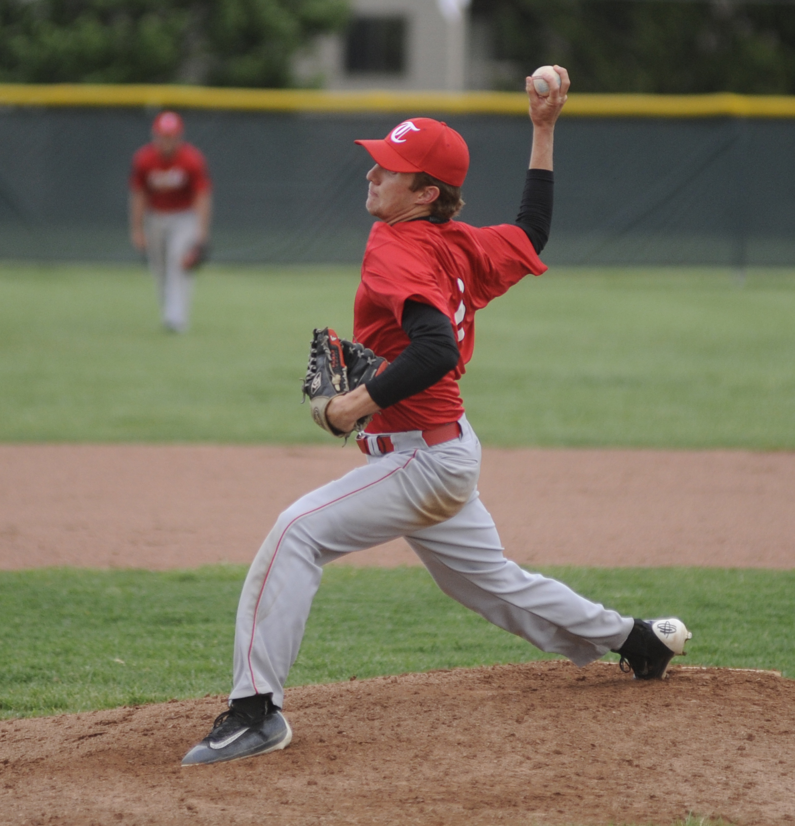Tipp winning pitcher Aaron Hughes (5-0) struck out eight. Tippecanoe snapped visiting Vandalia-Butler’s 34-game GWOC divisional win streak 6-4 in a high school baseball game on Tuesday, May 2, 2017. MARC PENDLETON / STAFF
