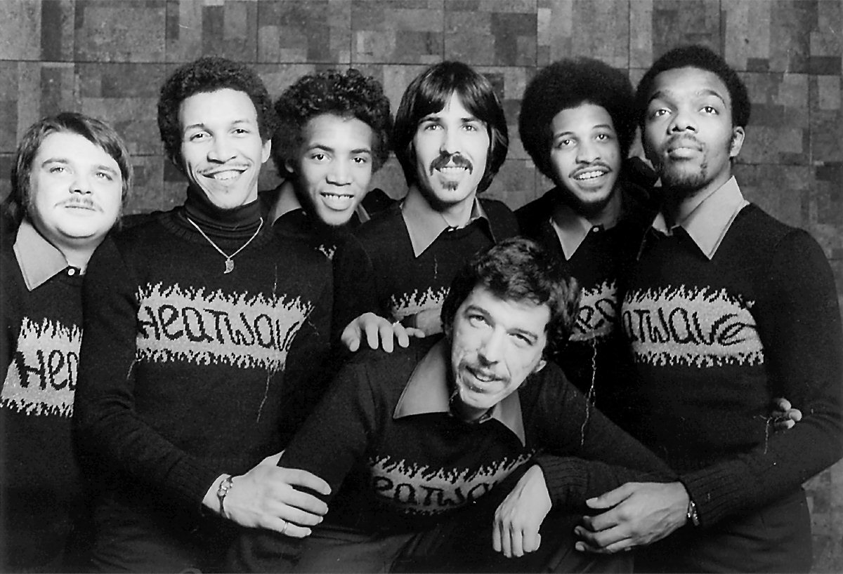 The funk band, Heatwave, circa 1979. Keith Wilder is second from the right.