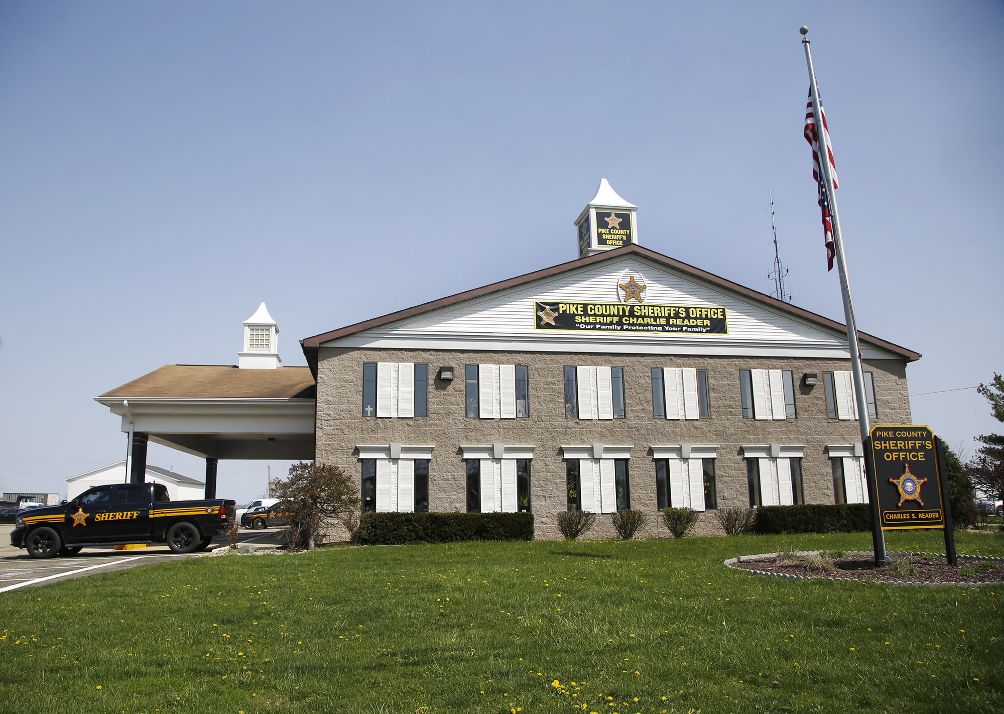 Pike County Sheriff's Office in Waverly. Two years after the murder of 8 Rhoden family members in rural Pike County, the crime remains unsolved. TY GREENLEES / STAFF