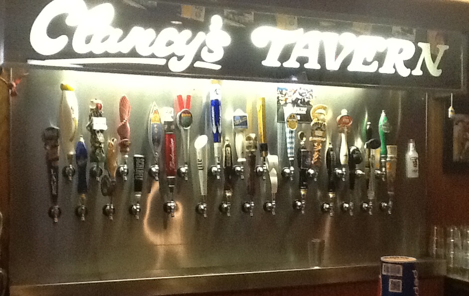 There are 27 draft options at Clancy's Tavern. Don't miss their Monday beer specials!