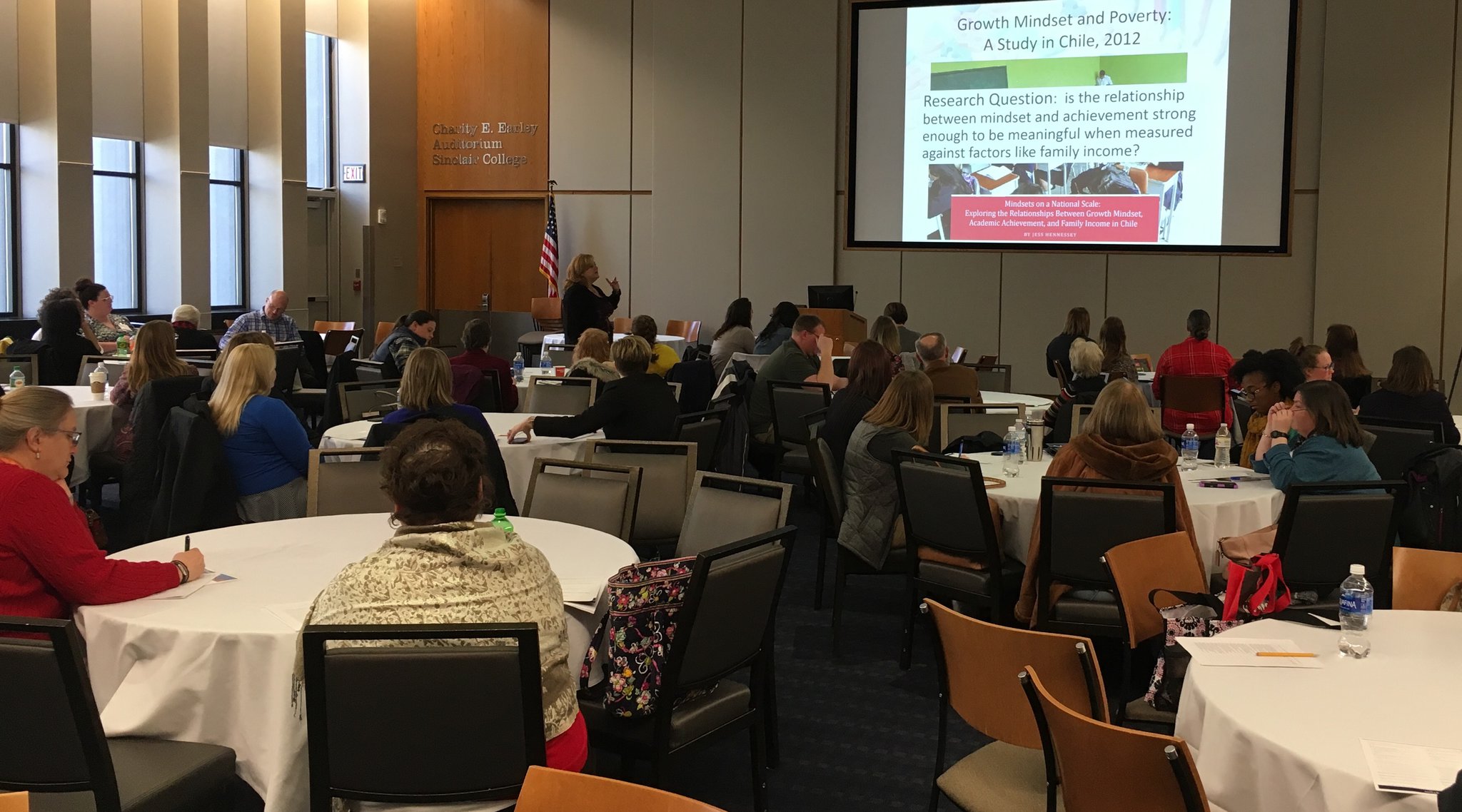 Teachers and other educators attend a session on promoting achievement for all students at the annual Kindergarten Readiness Summit, Friday, March 3, 2017 at Sinclair Community College. JEREMY P. KELLEY / STAFF
