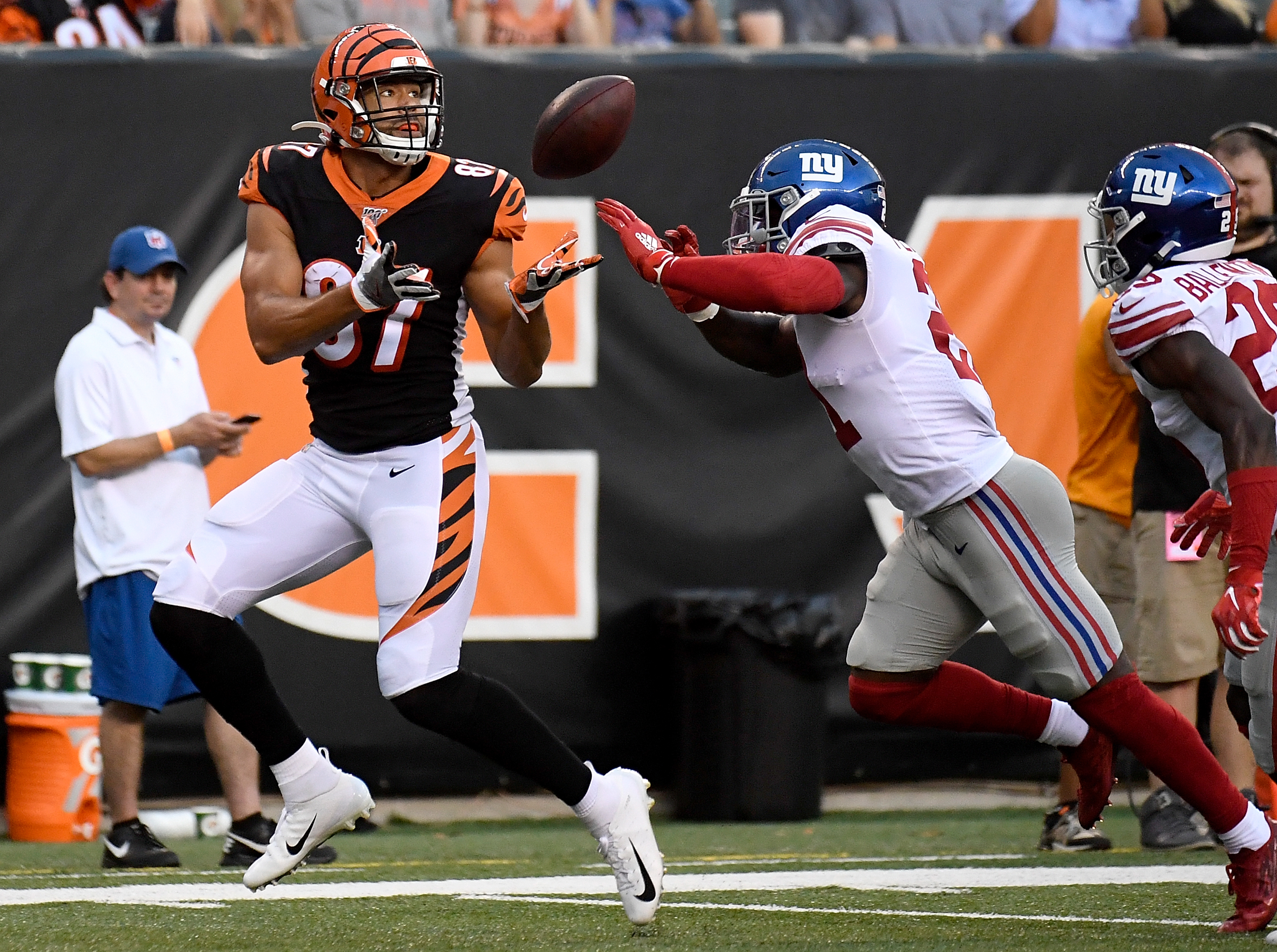 August 22, 2019: Cincinnati Bengals quarterback Jake Dolegala (7