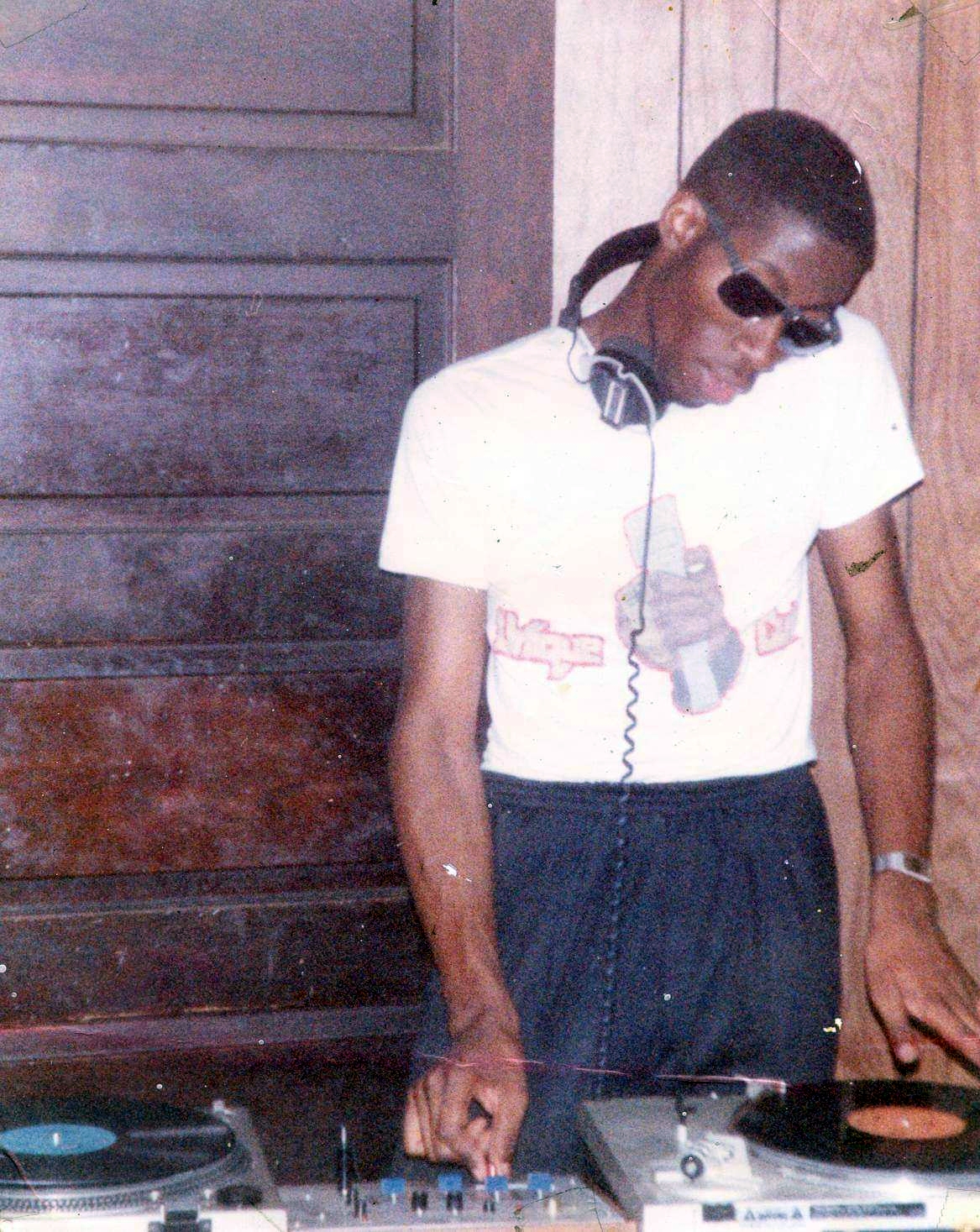 For the last 15 years DJ Skno has been a DJ and director of music programming for the CORE DJ Radio Show On Sirius XM Radio Shade45. He started DJ in 1983 and has worked at several local radio stations. Pictured in 1983.