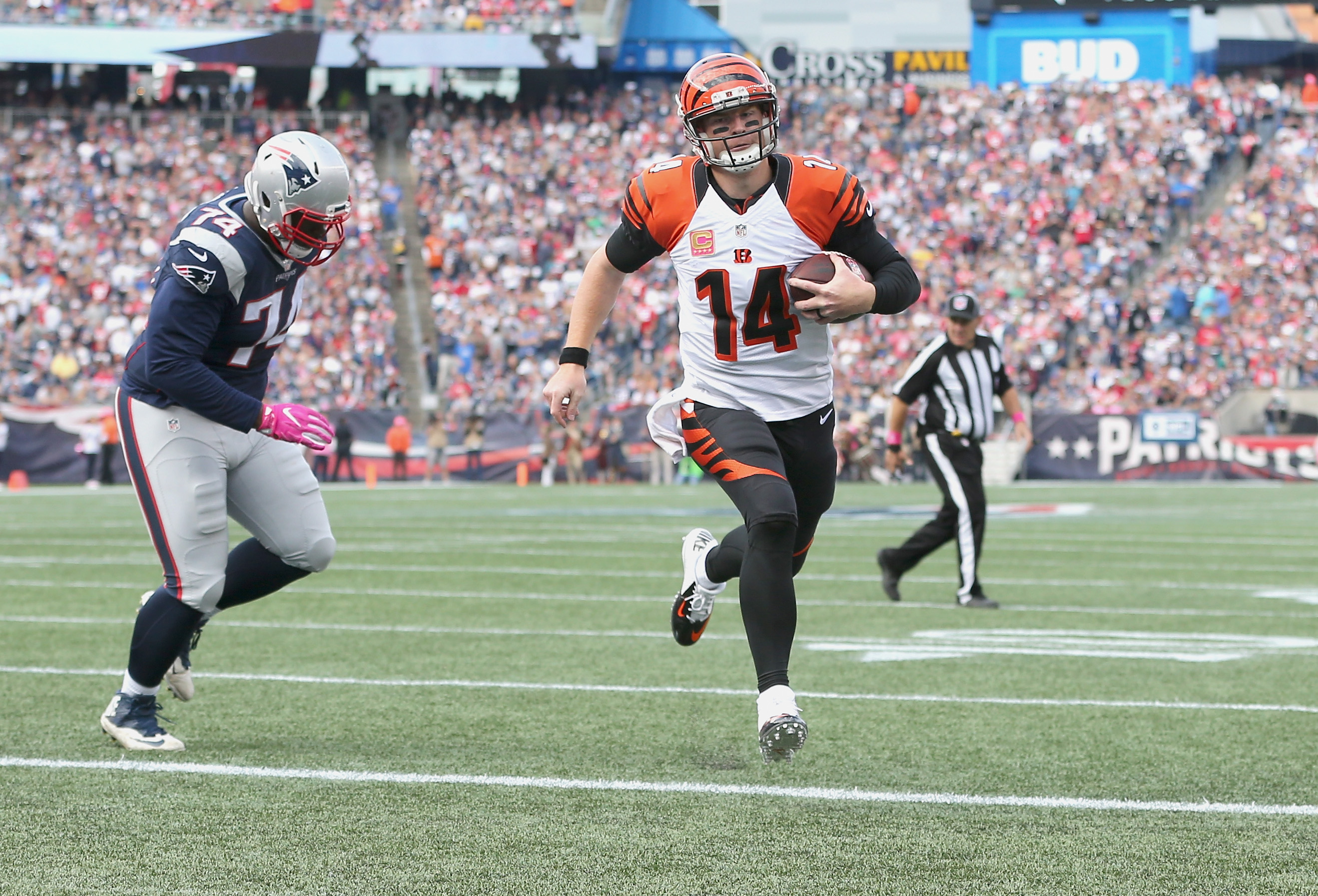 Watch: Video shows New England Patriots filming Cincinnati Bengals' sideline  