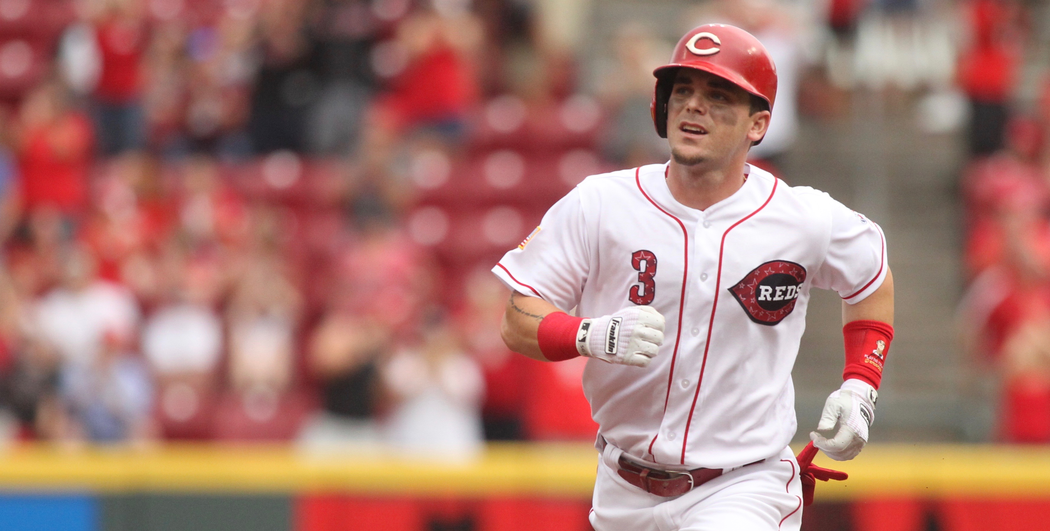 Jesse Winker's family was on hand to see the young prospect produce for the  Reds