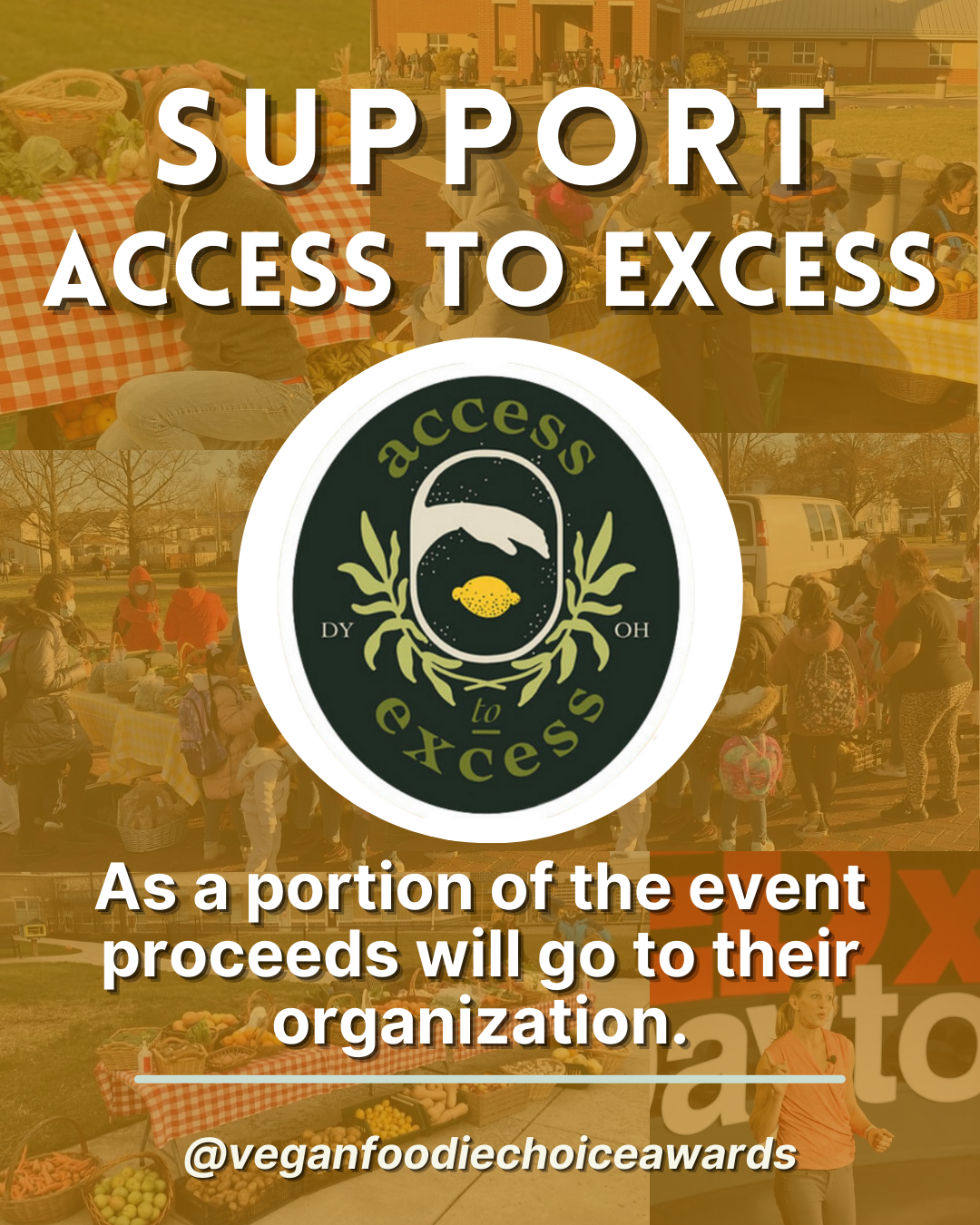 The first-ever Vegan Foodie Choice Awards is coming to Dayton this weekend. A portion of the proceeds will go to Access to Excess, a nonprofit organization.