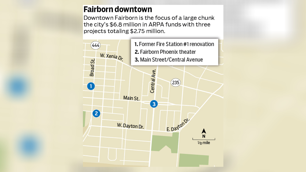 The Fairborn Halloween Festival is among many community events held in the city’s downtown each year. Downtown and its businesses are the focus of the largest chunk of the $6.57 million American Rescue Plan Act money the city plans to spend. STAFF