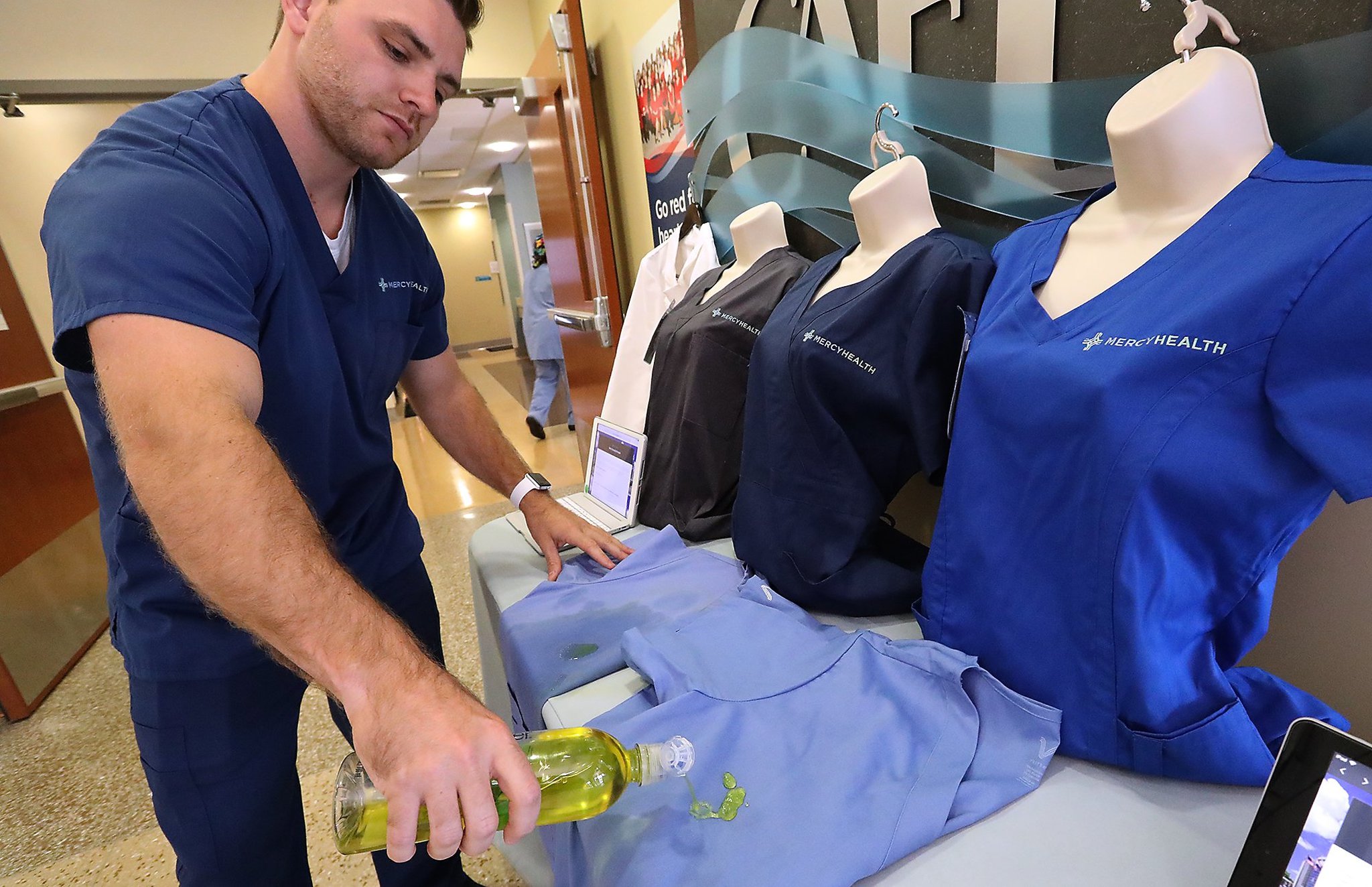 Mercy rolls out high-tech medical scrubs in Springfield