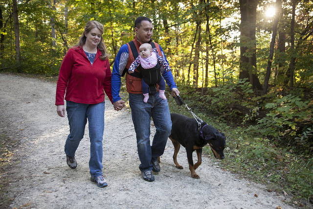 Hiking in Taylorsville. PHOTO / Jan Underwood, for Five Rivers MetroParks