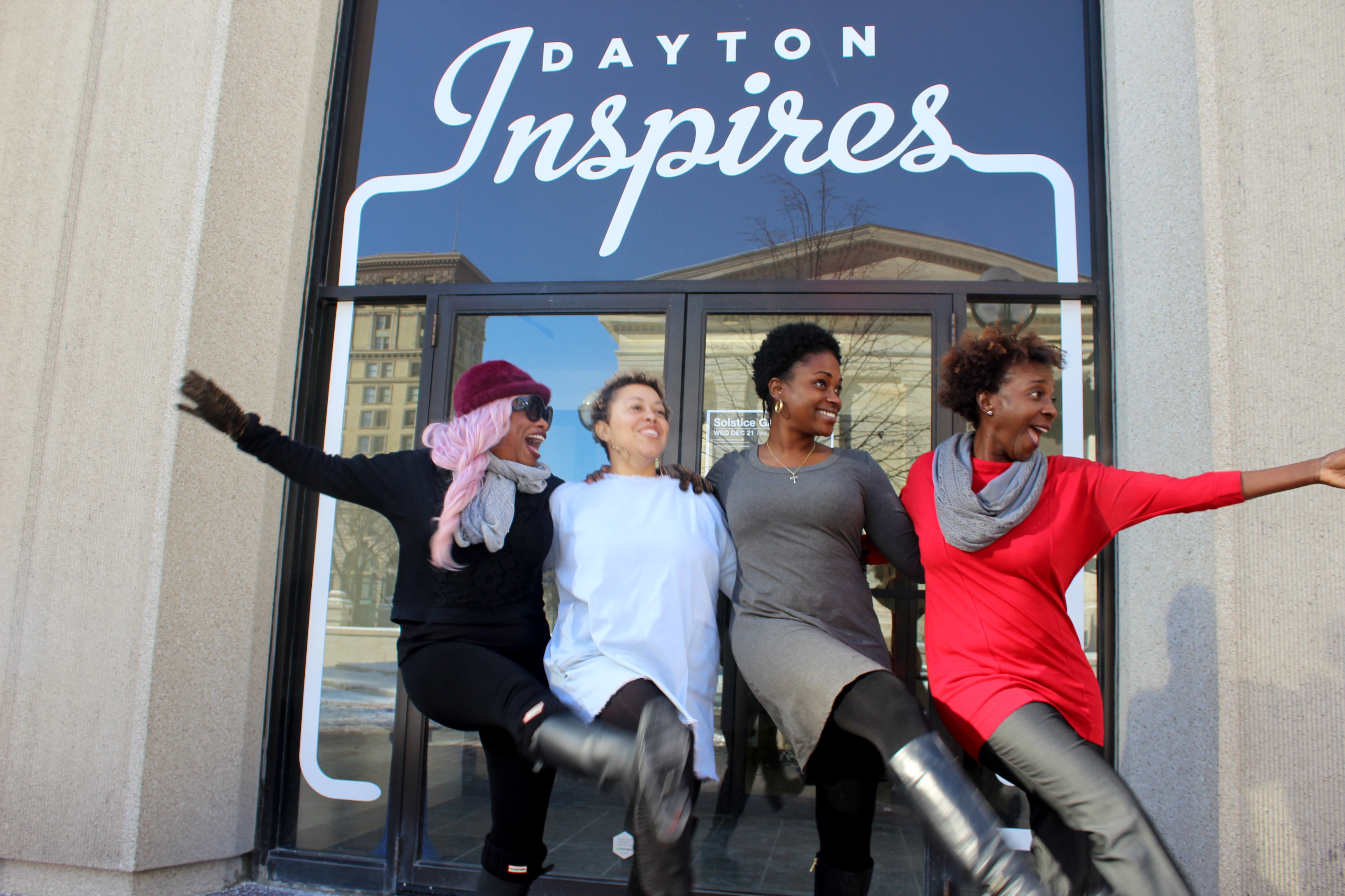 The Downtown Browns are made up of Lisa Scott of Beaute Box Lashes Dayton; Jasmine Brown of De’Lish Cafe, Kate Rivers of Twist Cupcakery and Juanita Darden-Jones of Third Perk Coffeehouse & Wine Bar.