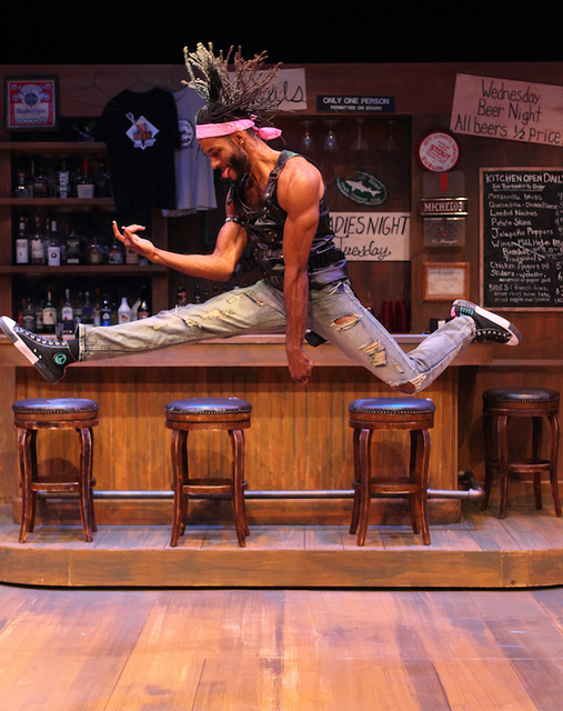Rasell Holt as David “D Vicious” Cooper in the Human Race Theatre Company's production of "Airness."