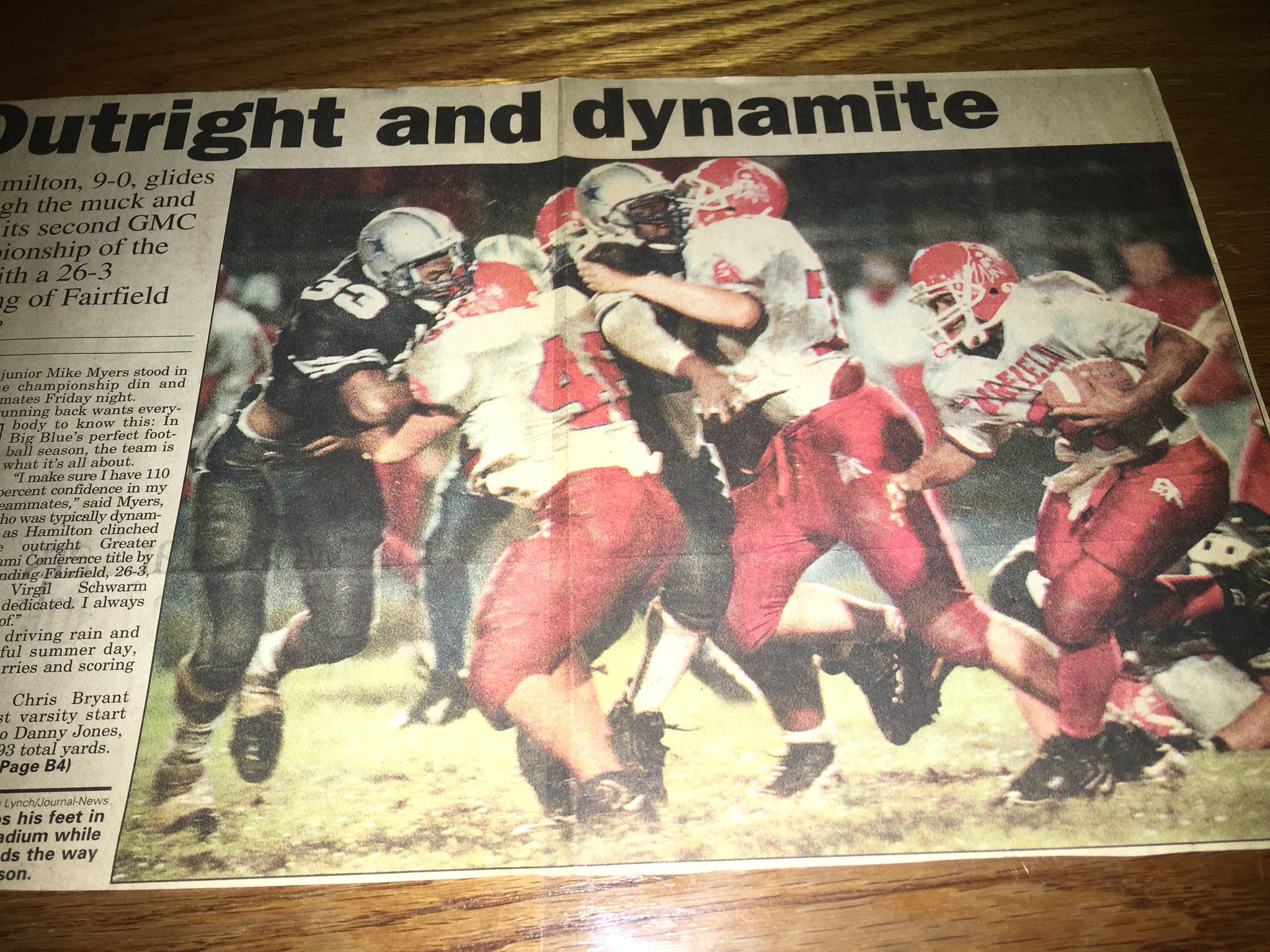 High School Football: Hamilton Set To Honor Its 1997 Team