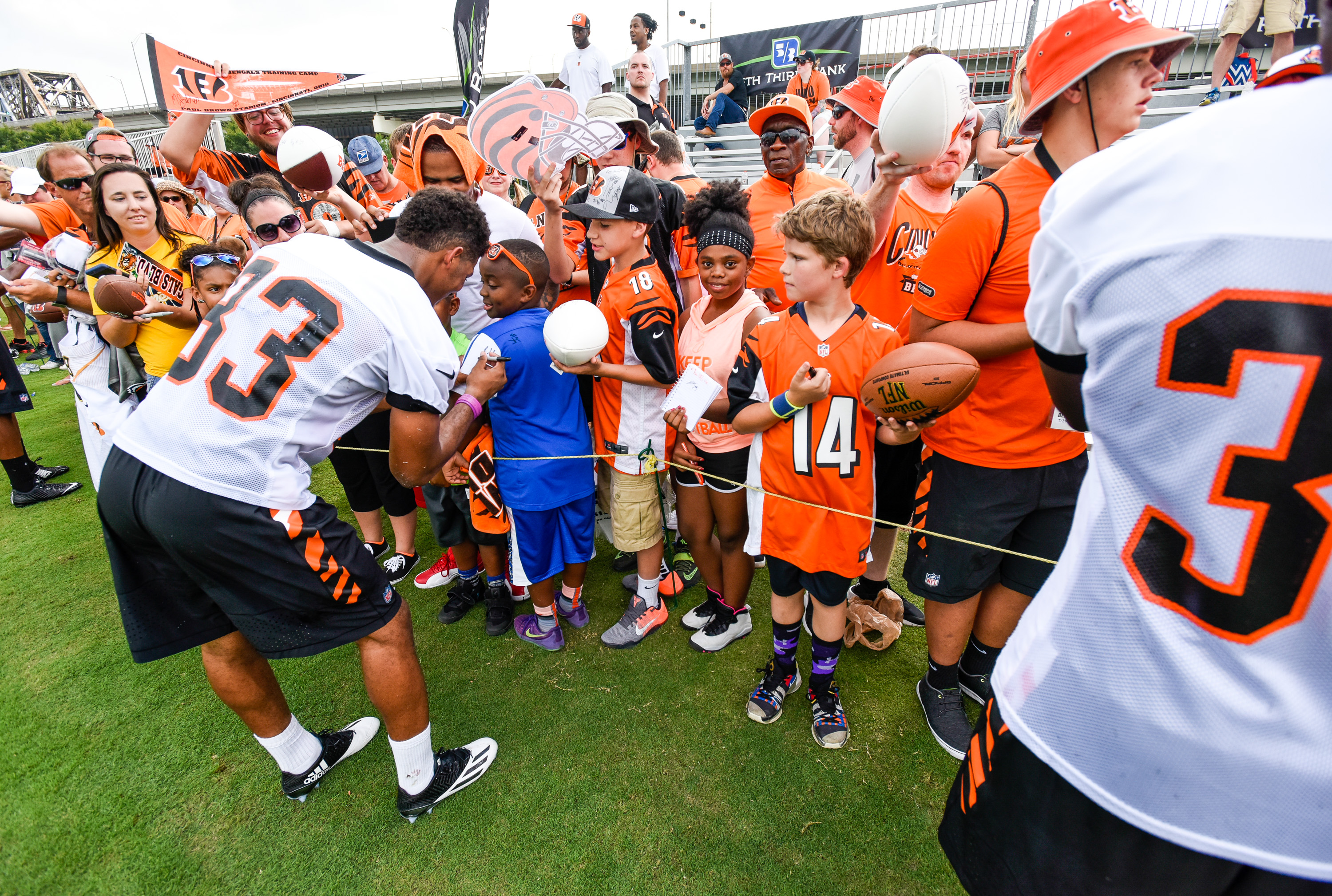 PHOTOS: Cincinnati Bengals training camp, Aug. 4