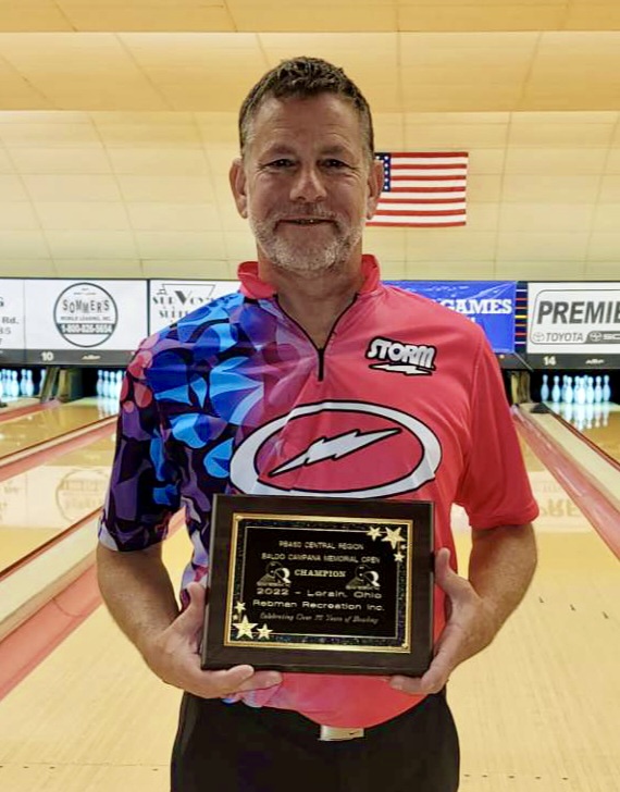 Bill Watson won the PBA50 Ohio Lottery/Bowler X/Baldo Campana Memorial Central Open Sunday - Contributed