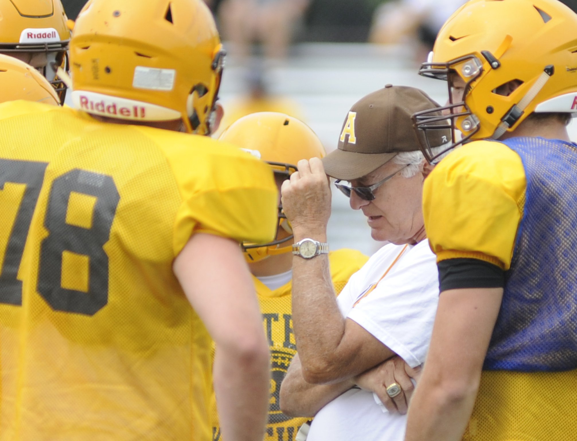 Alter coach Ed Domitz will lead the Knights at Centerville in a rare Week 3 matchup. MARC PENDLETON / STAFF