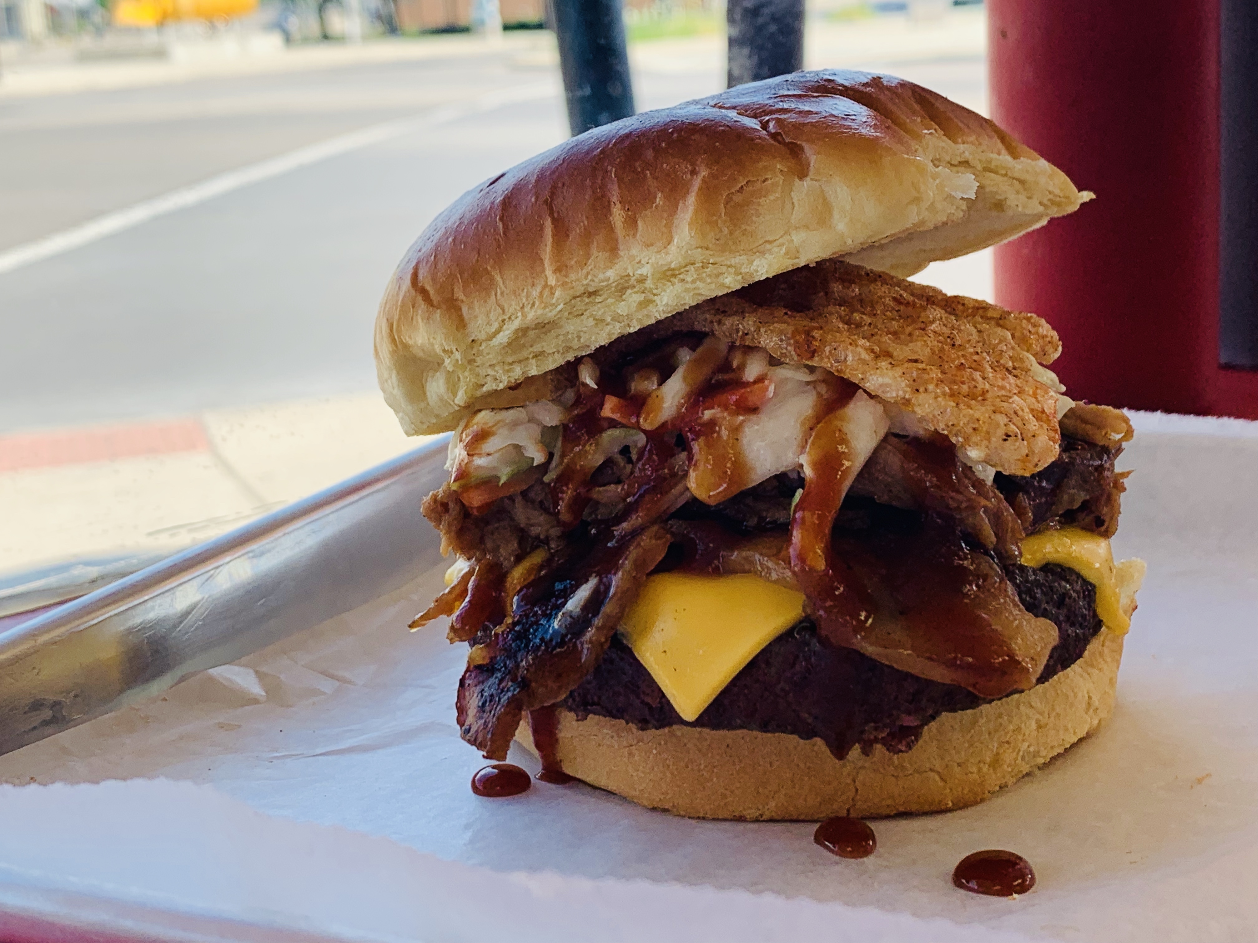 The second annual Dayton Burger Week begins on Aug. 5. Pictured: a burger from Smokin Bar-B-Que.