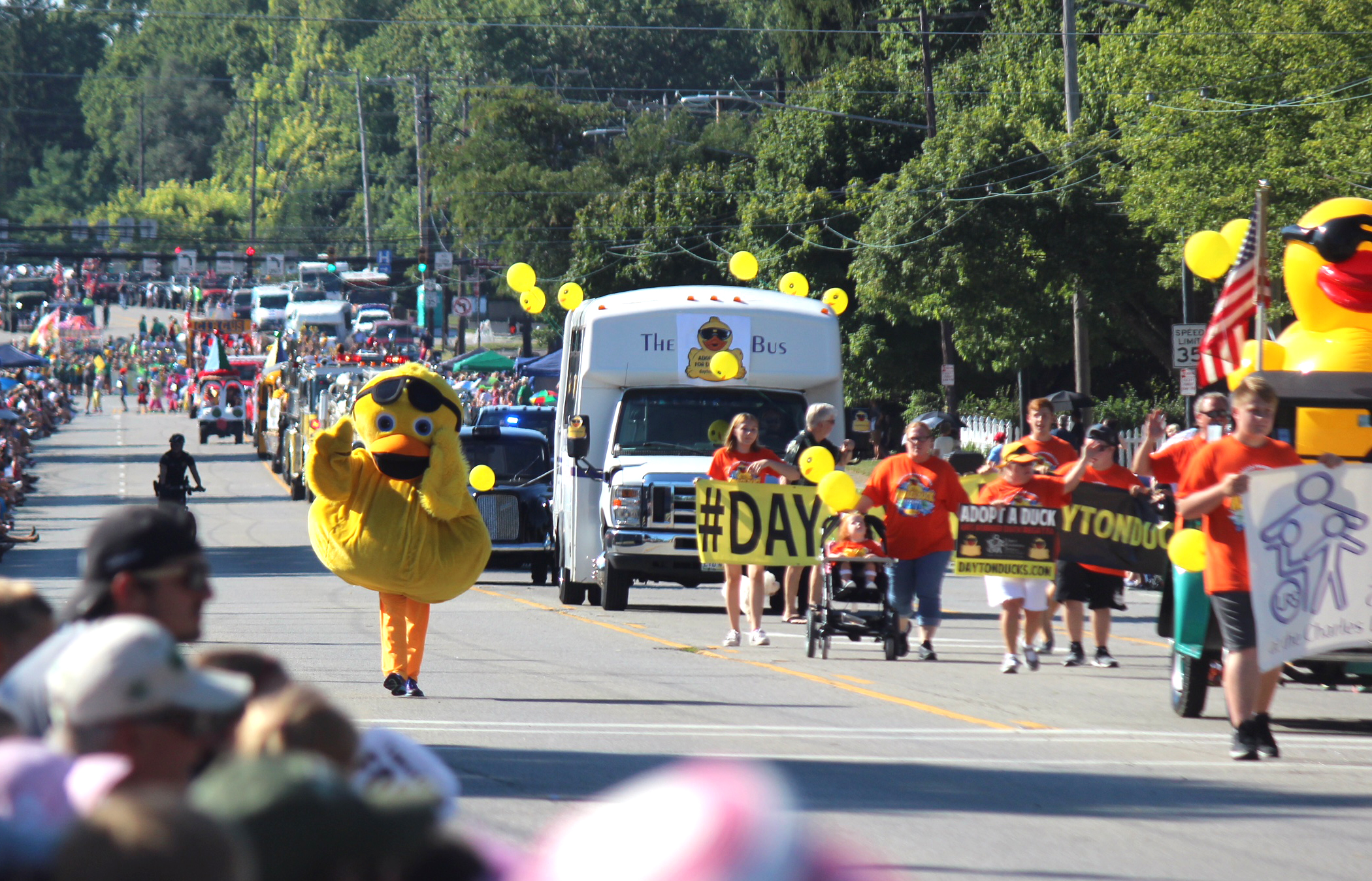 The annual Holiday at Home in Kettering featuring the circus theme Under the Big Top drew thousands of people to the streets on Monday, Sept. 3, 2018. The parade included units from civic groups, high school music programs, service organizations, car clubs and veterans from various branches of the military. CHUCK HAMLIN/STAFF