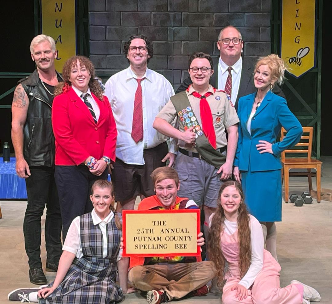 The cast of La Comedia Dinner Theatre's production of "The 25th Annual Putnam County Spelling Bee."