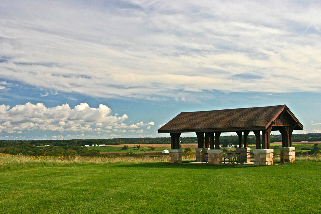 Twin Creek can be a destination for a romantic picnic for two or a fun, inexpensive day out for the whole family. (Source: Five Rivers MetroParks)