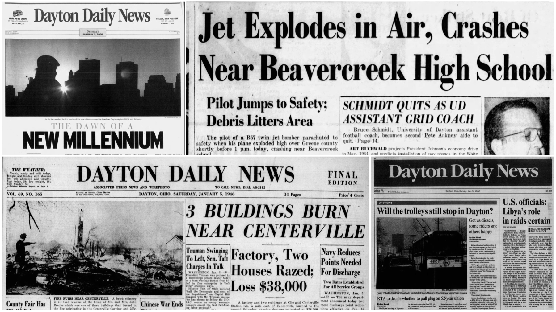 This Week in Dayton History Plane crash near Beavercreek High