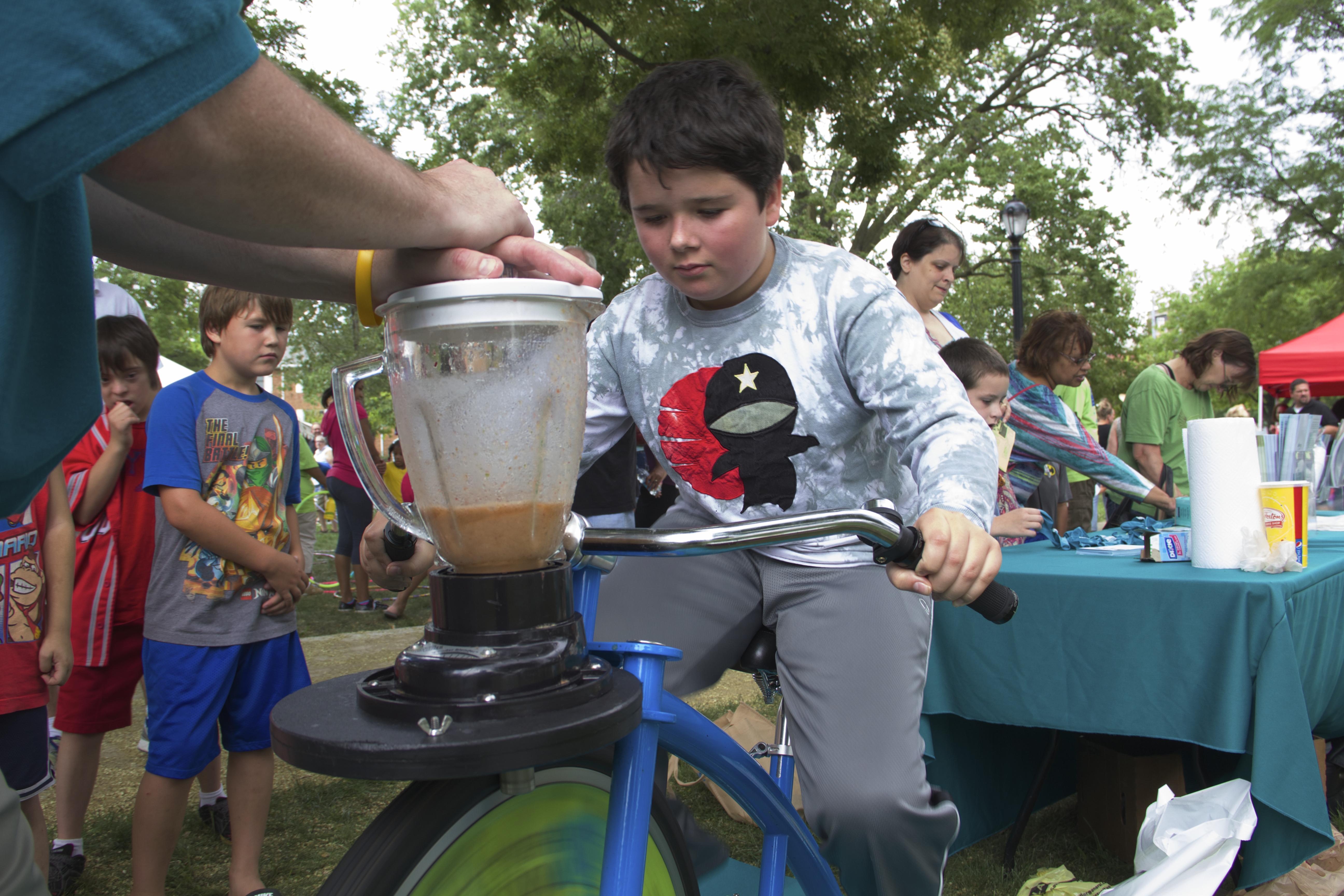 Party in the Park, an annual family celebration hosted by the Dayton Metro Library.