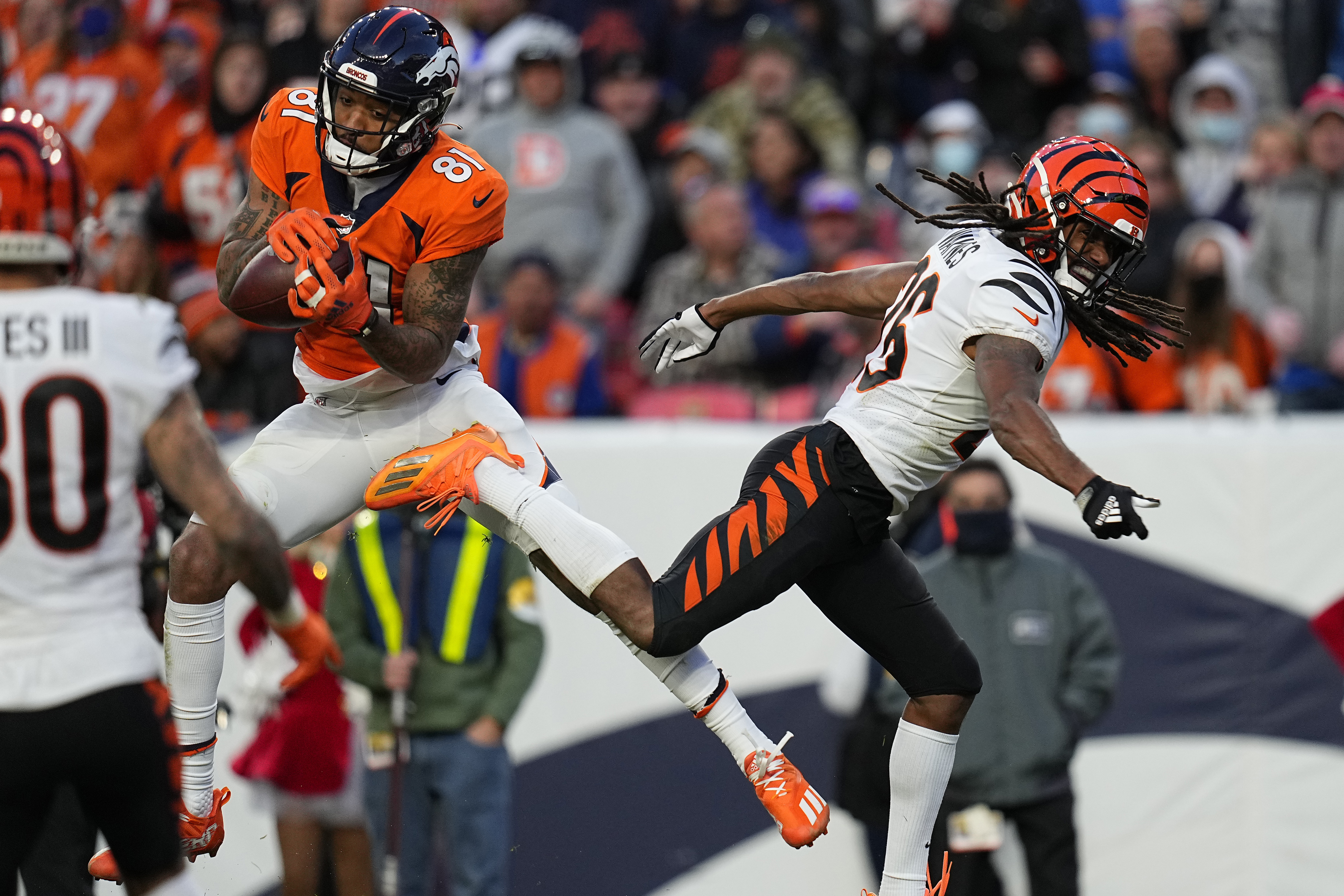 Photo: Bengals Trenton Irwin runs in for the touchdown