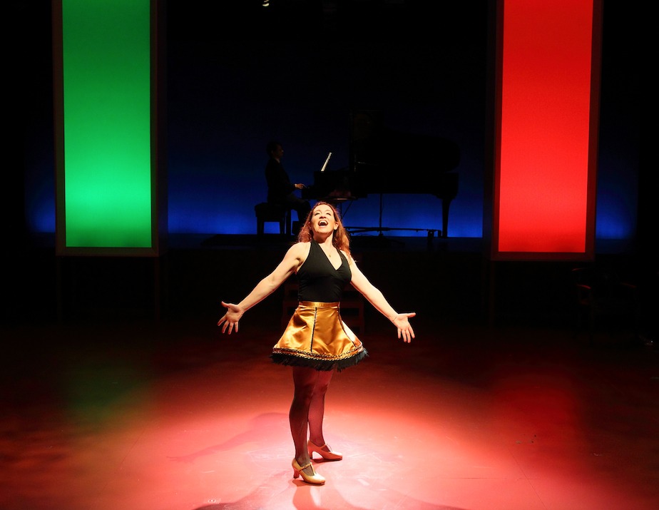Charissa Bertels in "My 80-Year-Old Boyfriend," continuing at the Loft Theatre through July 3.