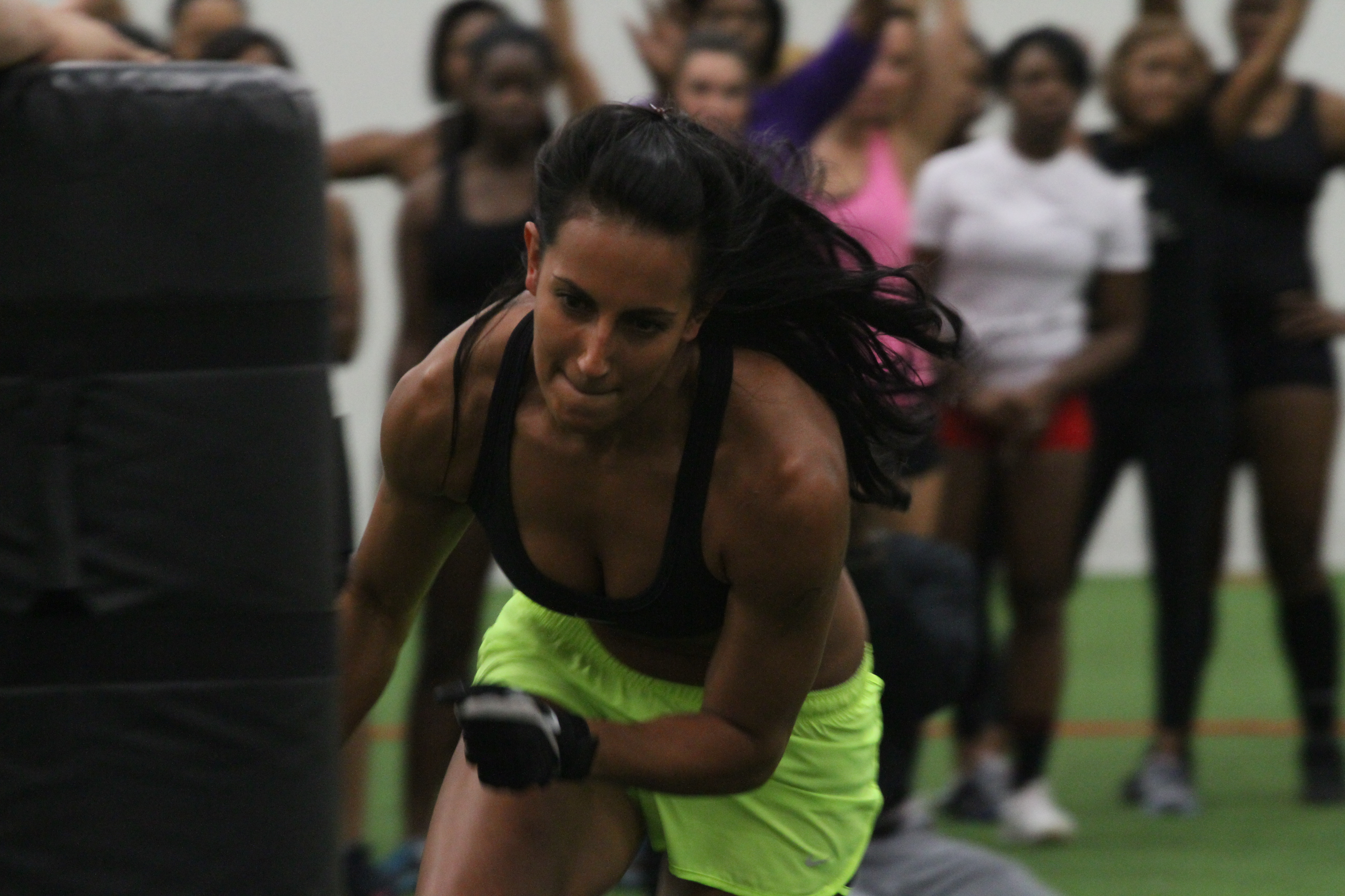 Lingerie football league team hosts tryouts