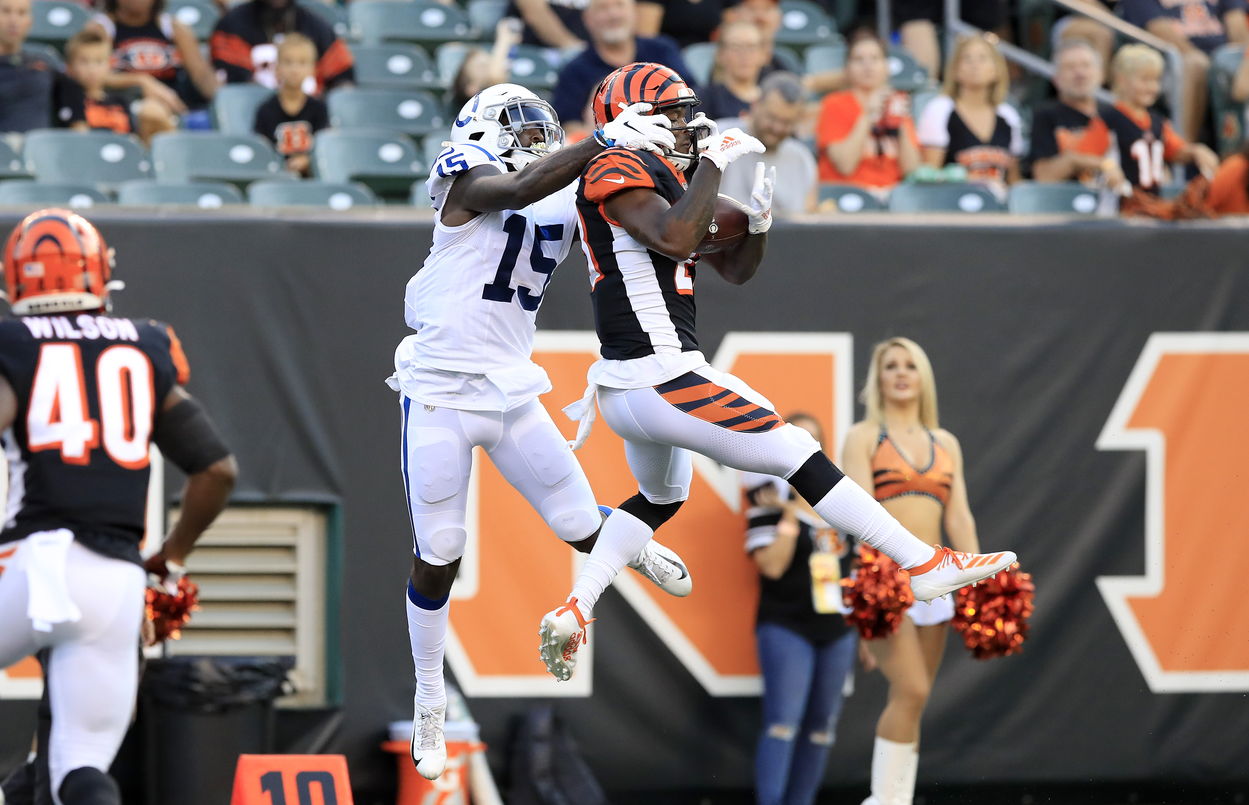 Cincinnati Bengals defensive back Trayvon Henderson (41) after an